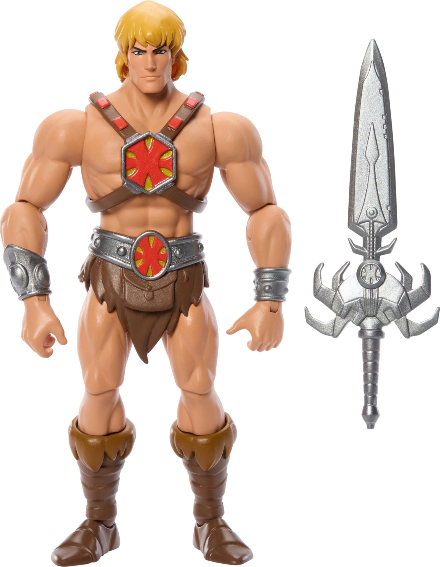 Masters of the Universe Origins He-Man Action Figure 5.5-Inch with Power Sword