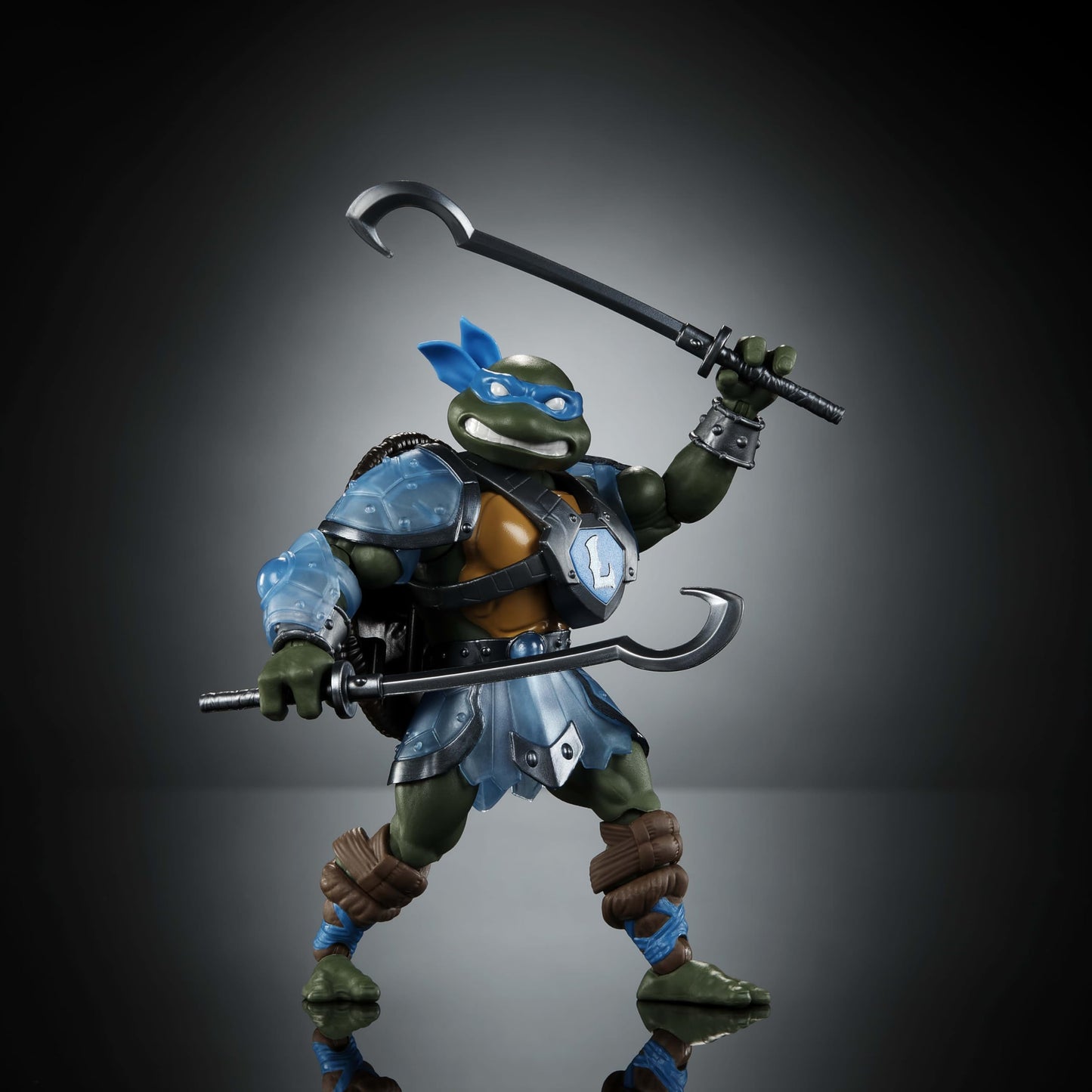 Masters of the Universe Origins Leonardo: Turtles of Grayskull Reptile Wars Posable Figure