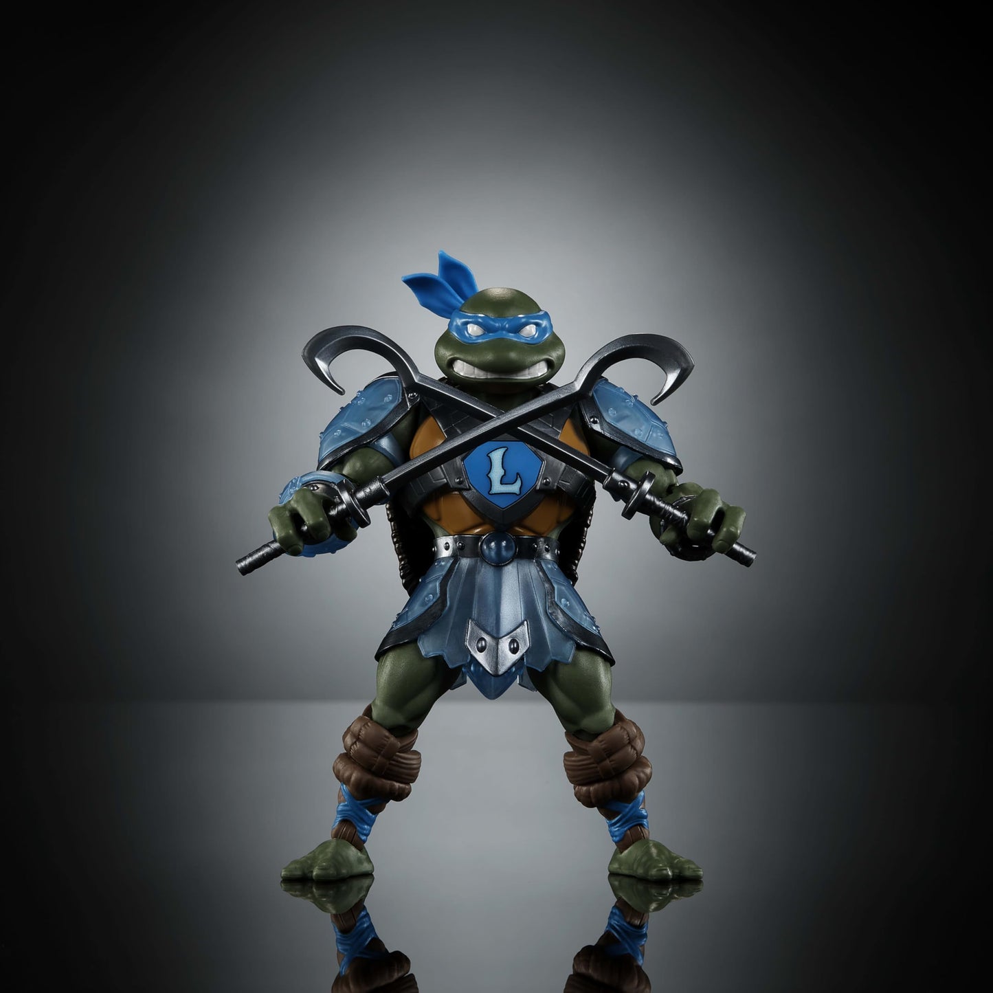 Masters of the Universe Origins Leonardo: Turtles of Grayskull Reptile Wars Posable Figure