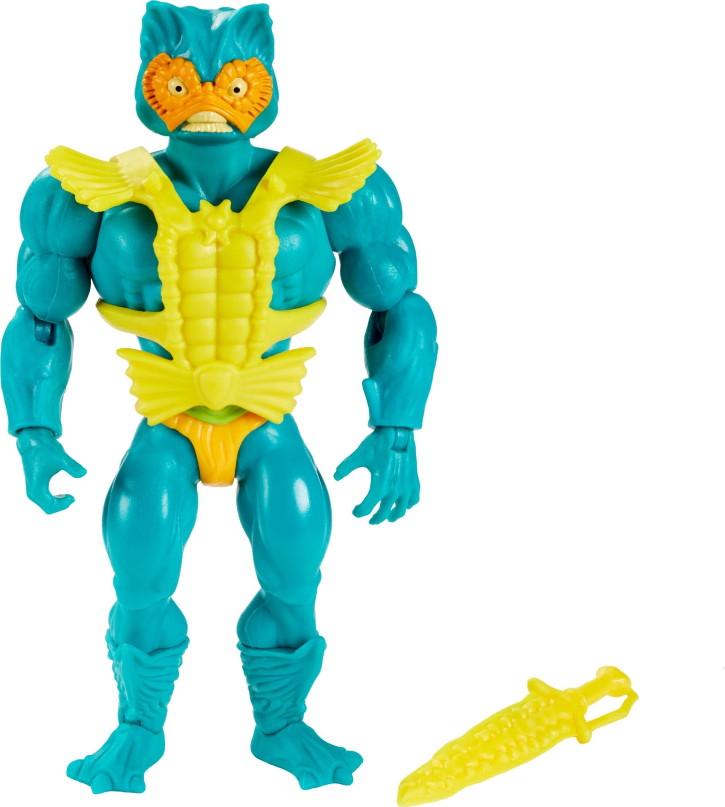 Masters of the Universe Origins Mer-Man Action Figure – 5.5-Inch Ocean Warlord with 16 Points of Articulation