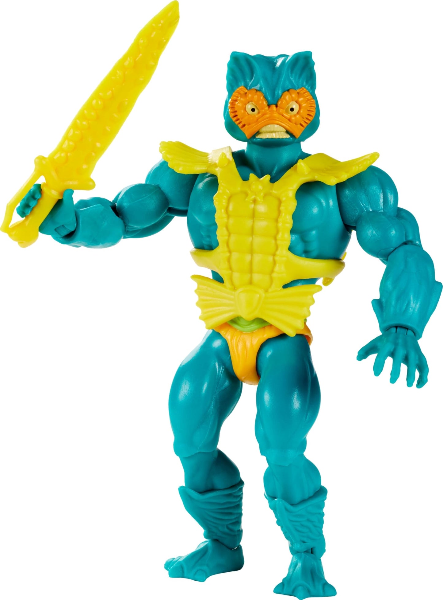 Masters of the Universe Origins Mer-Man Action Figure – 5.5-Inch Ocean Warlord with 16 Points of Articulation