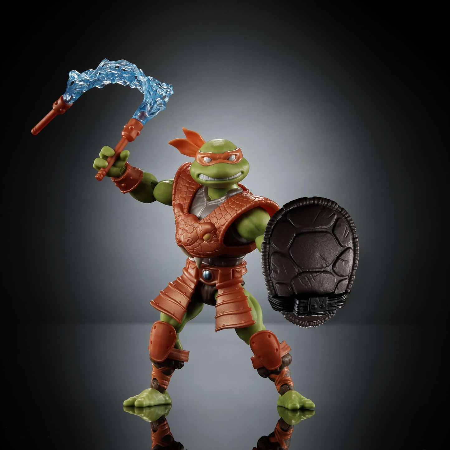 Masters of the Universe Origins Michelangelo: Reptile Wars Armored Action Figure (5.5 Inch)