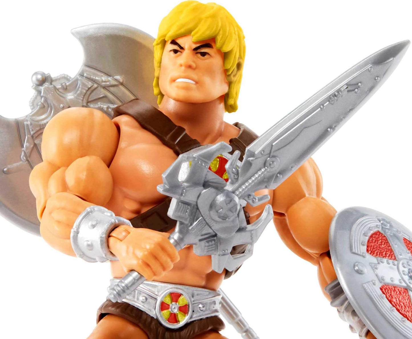 Masters of the Universe Origins He-Man Action Figure – 5.5-Inch Posable with Mini Comic