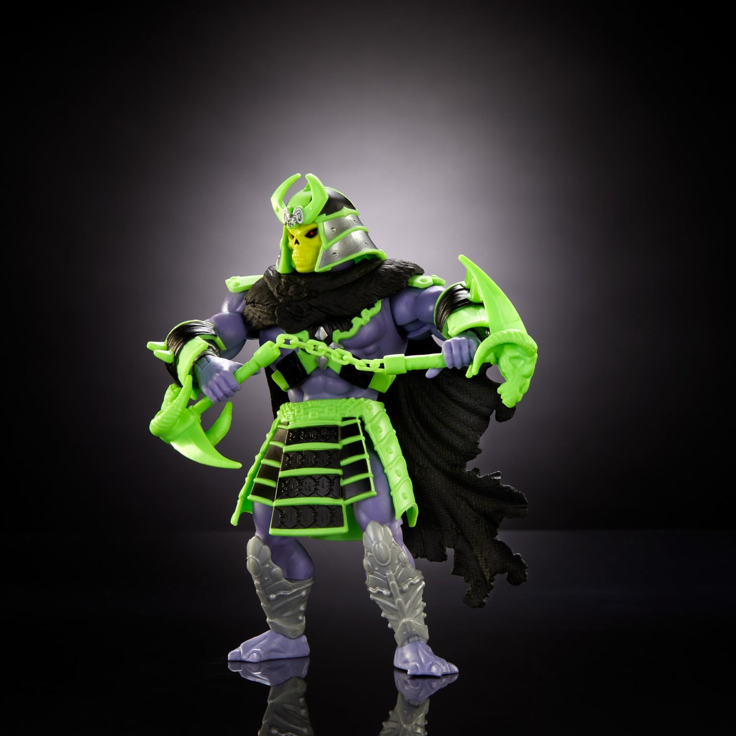 Masters of the Universe Origins Turtles of Grayskull Skeletor Figure – 5.5-Inch Samurai Crossover Toy