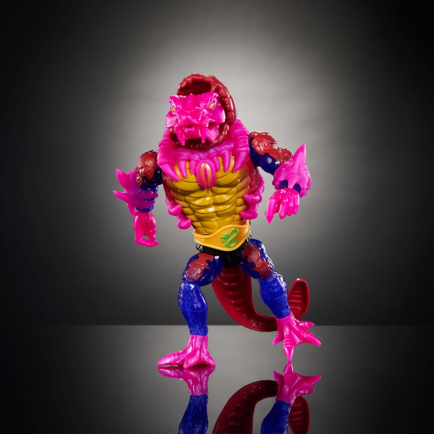 Masters of the Universe Origins Rattlor Reptile Wars Action Figure | TMNT Crossover
