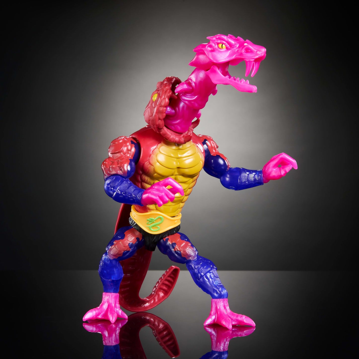 Masters of the Universe Origins Rattlor Reptile Wars Action Figure | TMNT Crossover