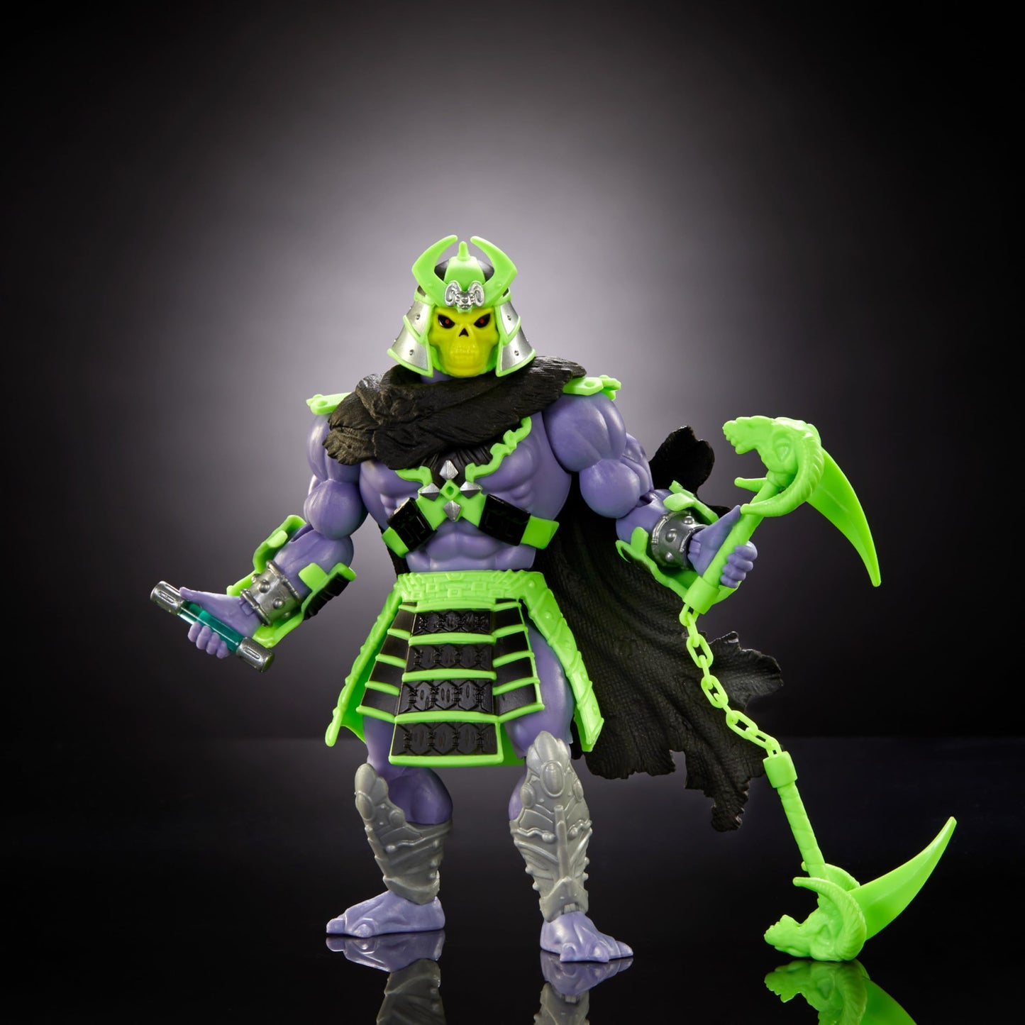 Masters of the Universe Origins Turtles of Grayskull Skeletor Figure – 5.5-Inch Samurai Crossover Toy