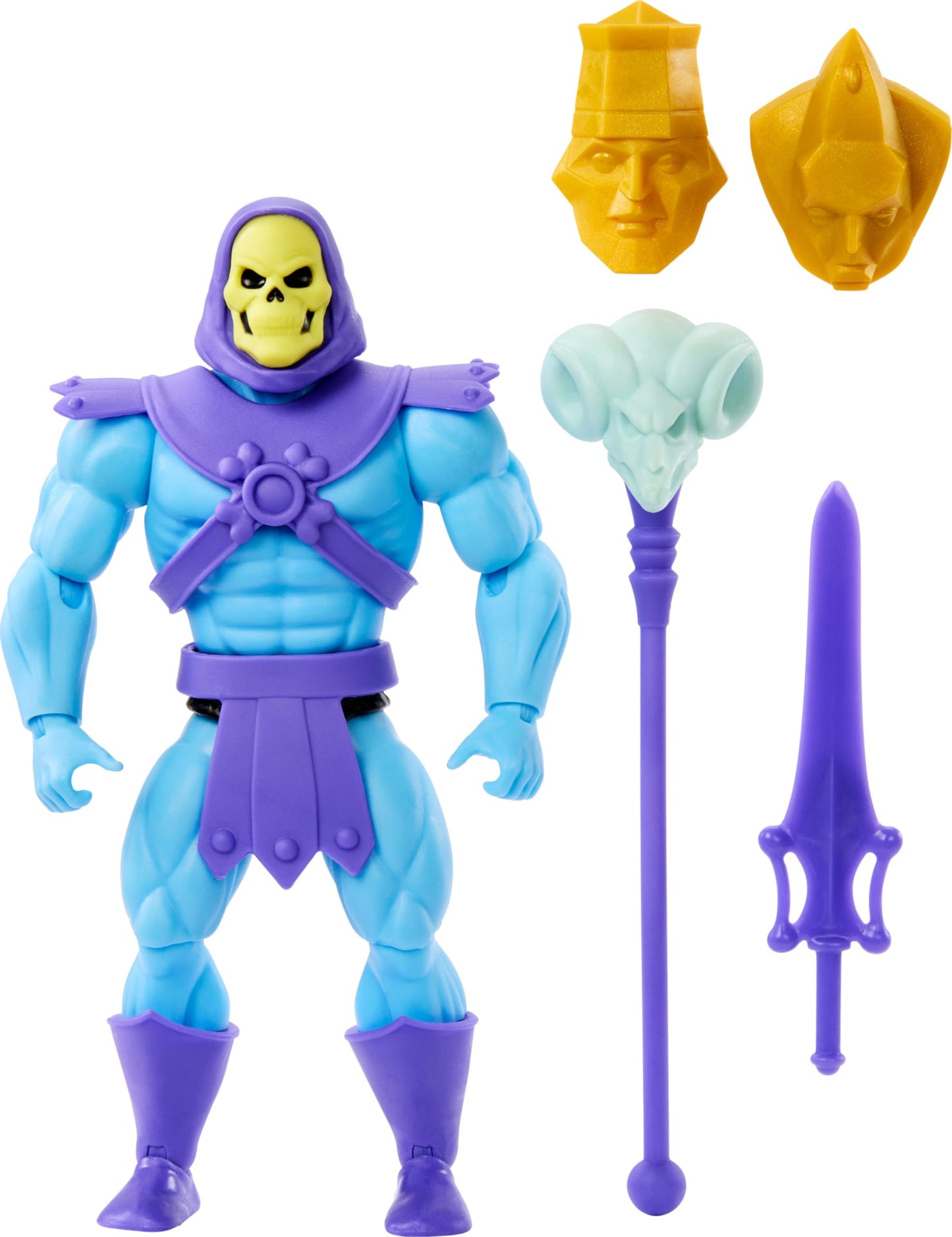 Masters of the Universe Origins Skeletor 5.5-Inch Action Figure with Mini-Comic – Collectible MOTU Toy
