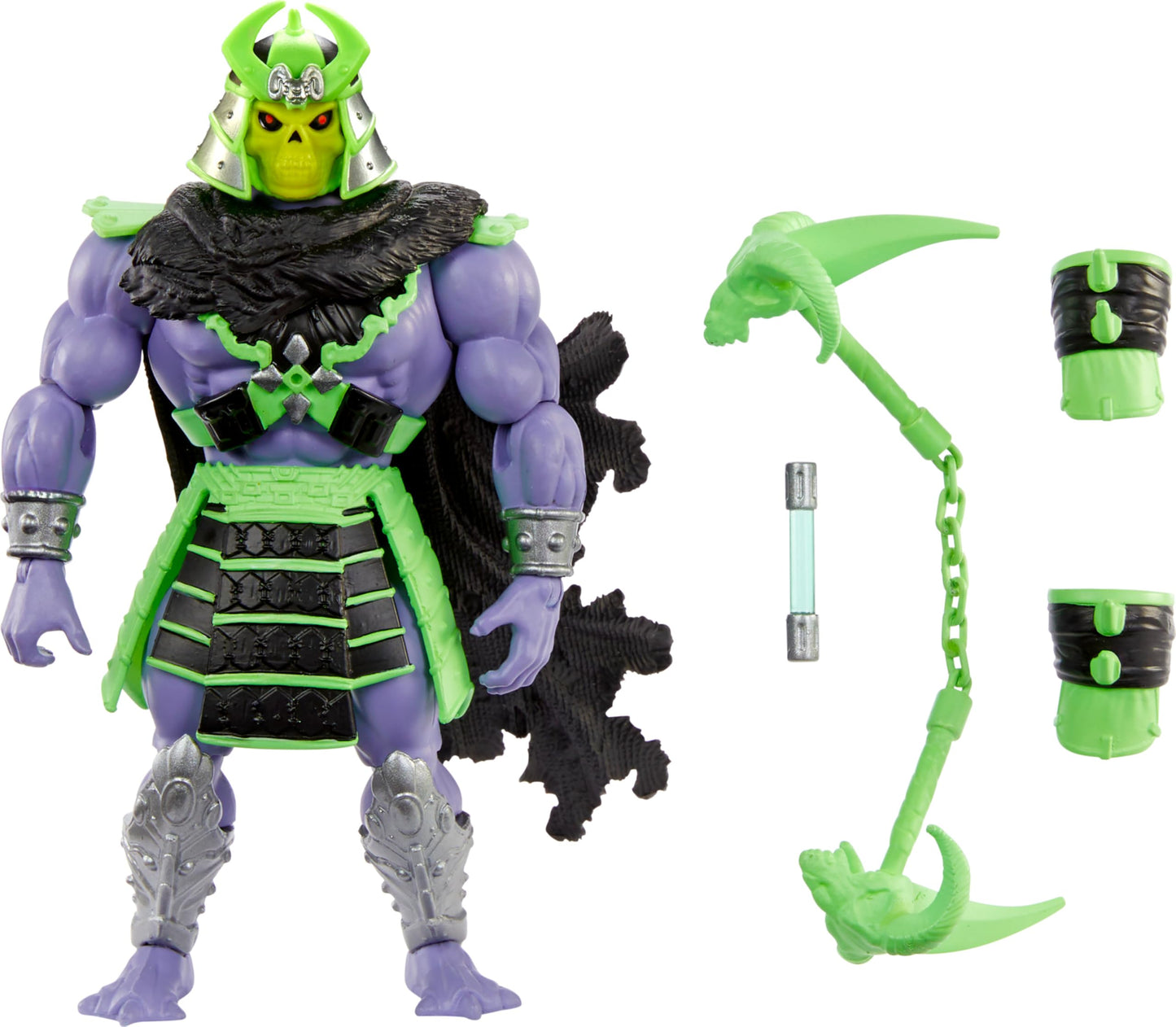 Masters of the Universe Origins Turtles of Grayskull Skeletor Figure – 5.5-Inch Samurai Crossover Toy