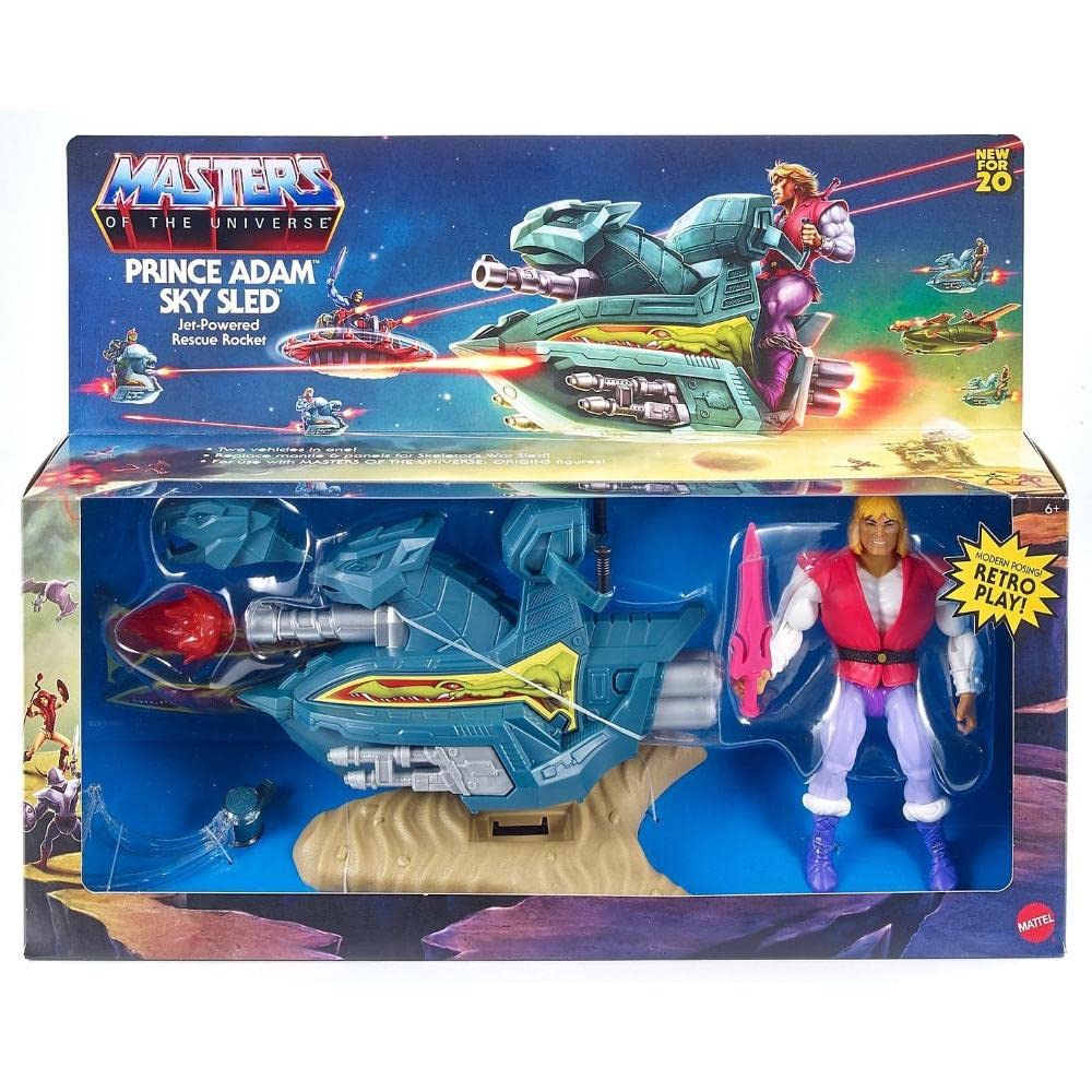 Masters of the Universe Origins Battle Skysled Vehicle | Storytelling Play & Display for Kids 6+