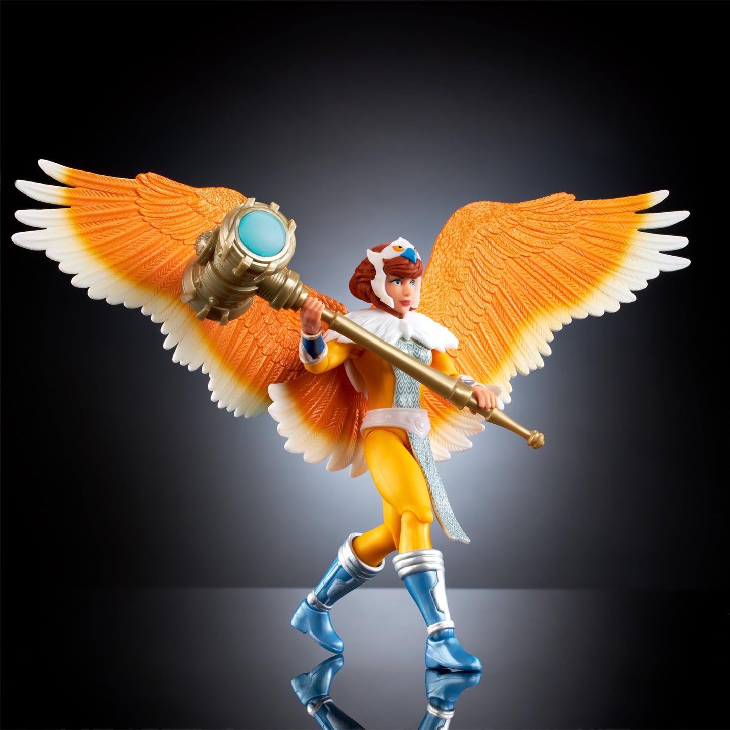 Masters of the Universe Origins Turtles of Grayskull Sorceress April O’Neil Action Figure — 16 Joints, Wings & Armor, TMNT x MOTU Crossover