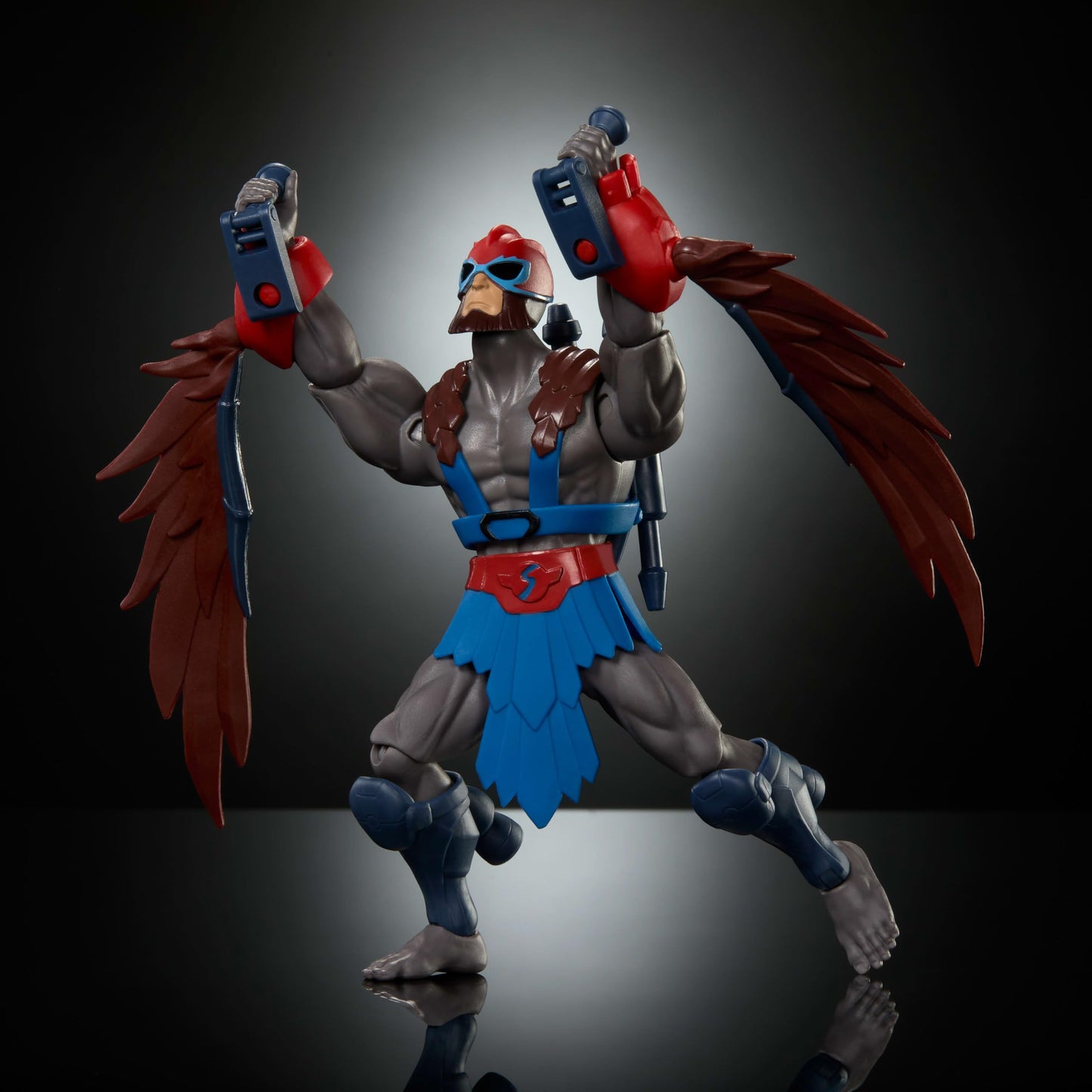Masters of the Universe Origins Stratos Action Figure — 5.5-Inch Scale with Wing Attachments (200X Cartoon Collection)