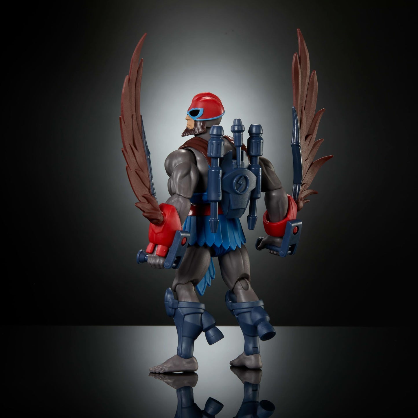 Masters of the Universe Origins Stratos Action Figure — 5.5-Inch Scale with Wing Attachments (200X Cartoon Collection)