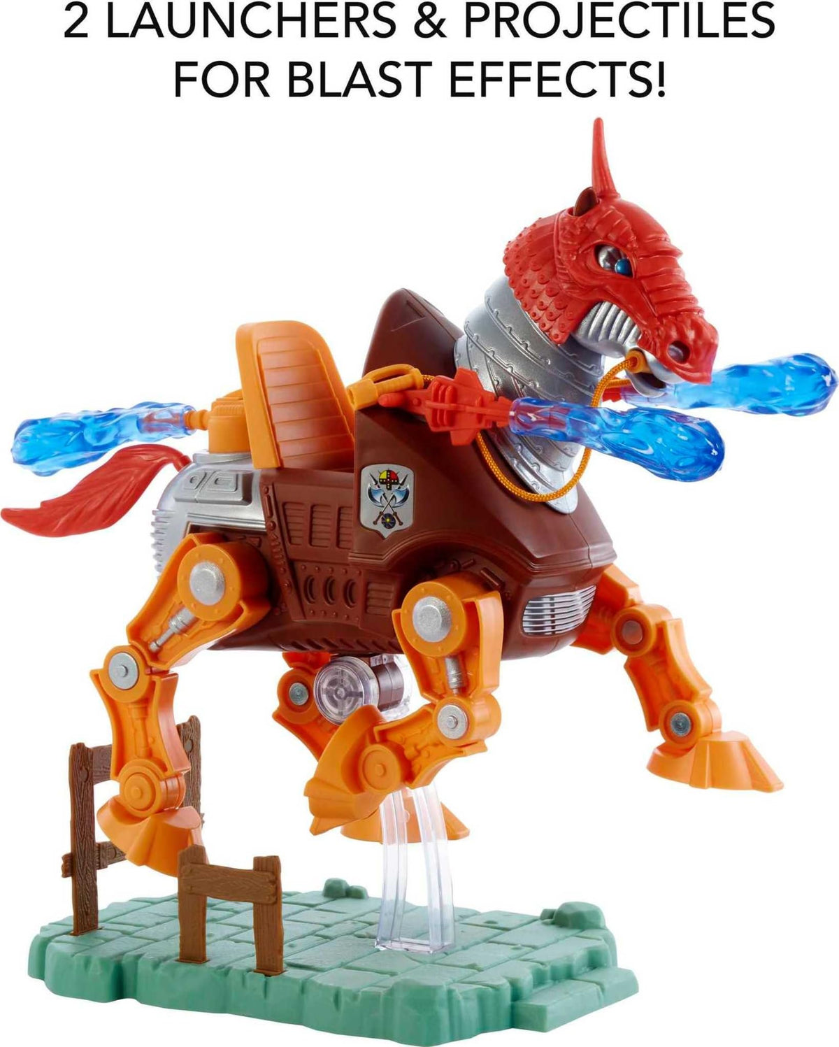 Masters of the Universe Origins Stridor – 7-Inch Robotic Horse with Plasma Blasts