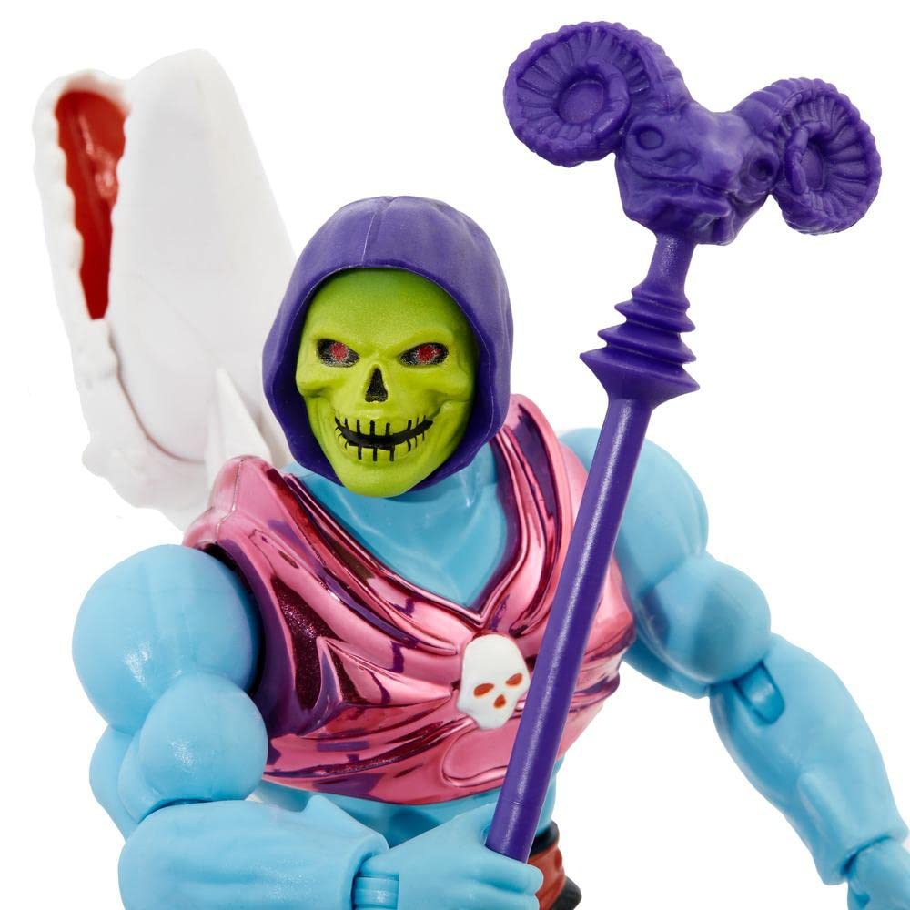 Masters of the Universe Origins Terror Claws Skeletor Action Figure – 5.5-Inch Deluxe with Swappable Parts