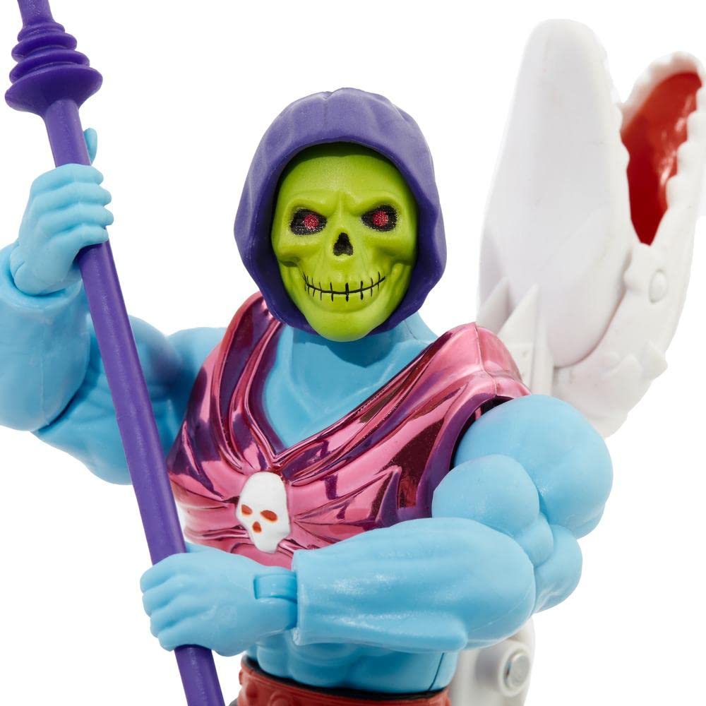 Masters of the Universe Origins Terror Claws Skeletor Action Figure – 5.5-Inch Deluxe with Swappable Parts