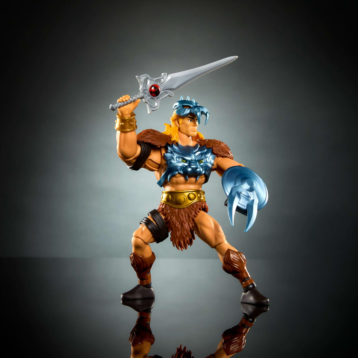 Masters of the Universe Origins & ThunderCats He-Man 5.5-Inch Action Figure – Removable Armor, Sword, Shield & Mini-Comic
