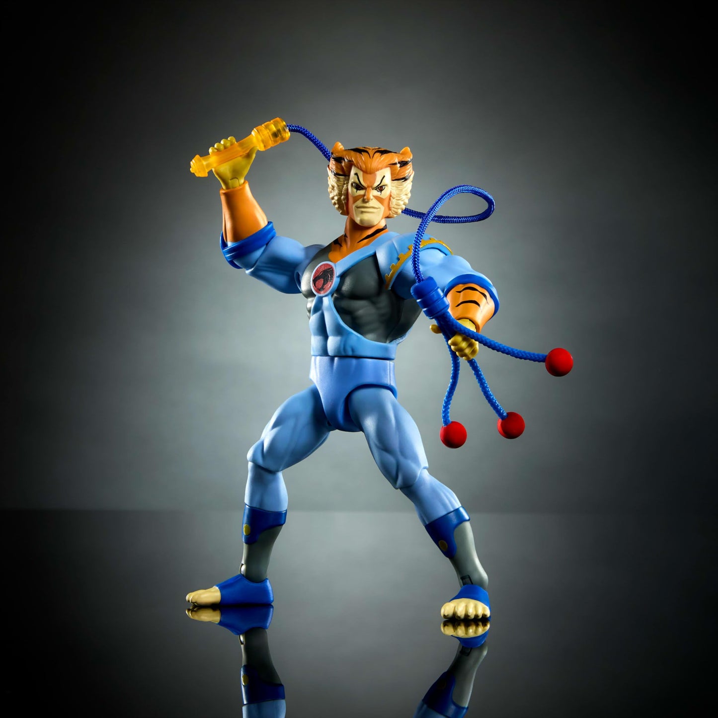 Masters of the Universe Origins & ThunderCats Tygra 5.5-Inch Action Figure with Removable Armor, Bolo Accessory & Mini Comic