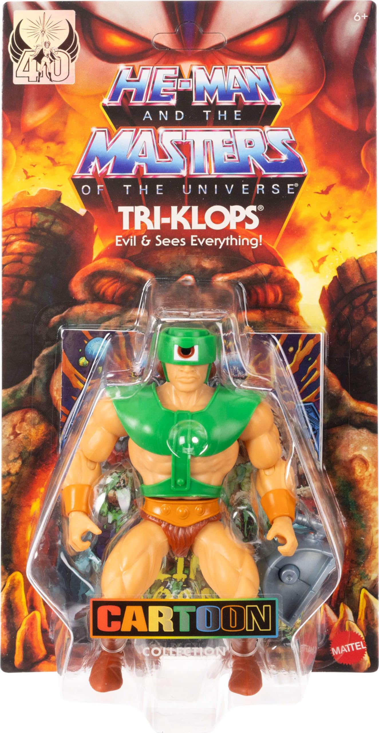 Masters of the Universe Origins Tri-Klops Cartoon Collection Action Figure – 5.5-Inch