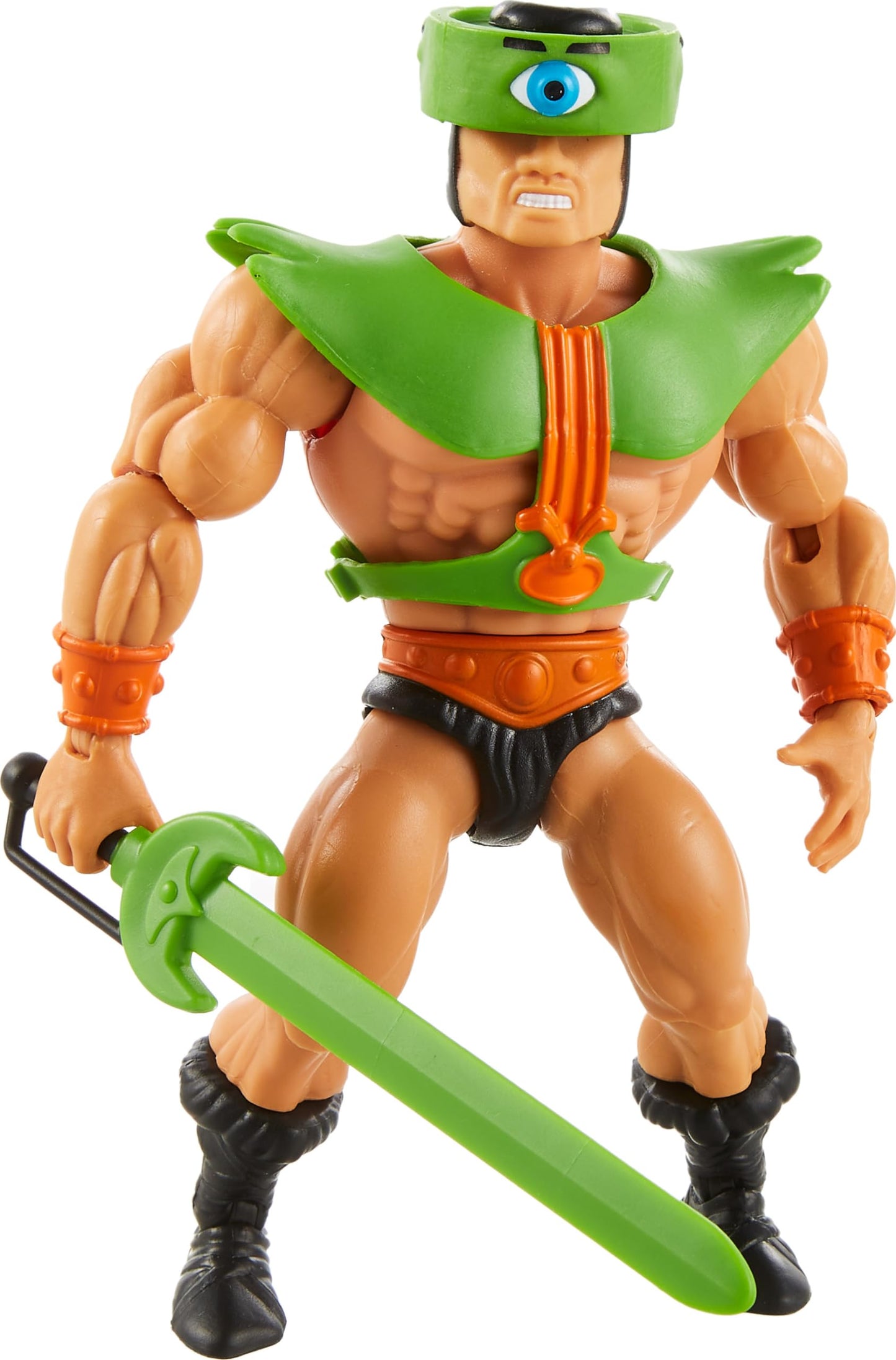Masters of the Universe Origins Tri-Klops Action Figure – 5.5-Inch Collectible with Armor, Visor, Sword & Mini-Comic