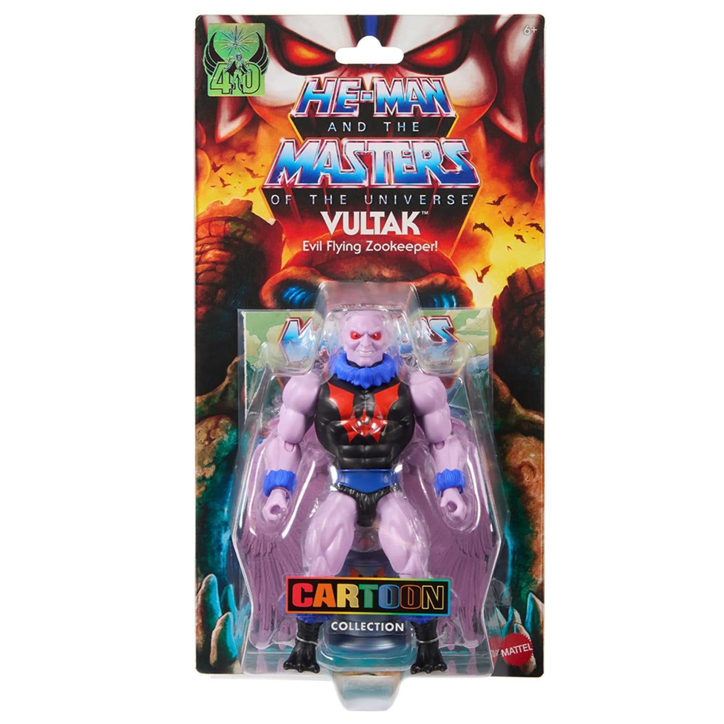 Masters of the Universe Origins Vultak 5.5-Inch Exclusive Action Figure – 40th Anniversary She-Ra