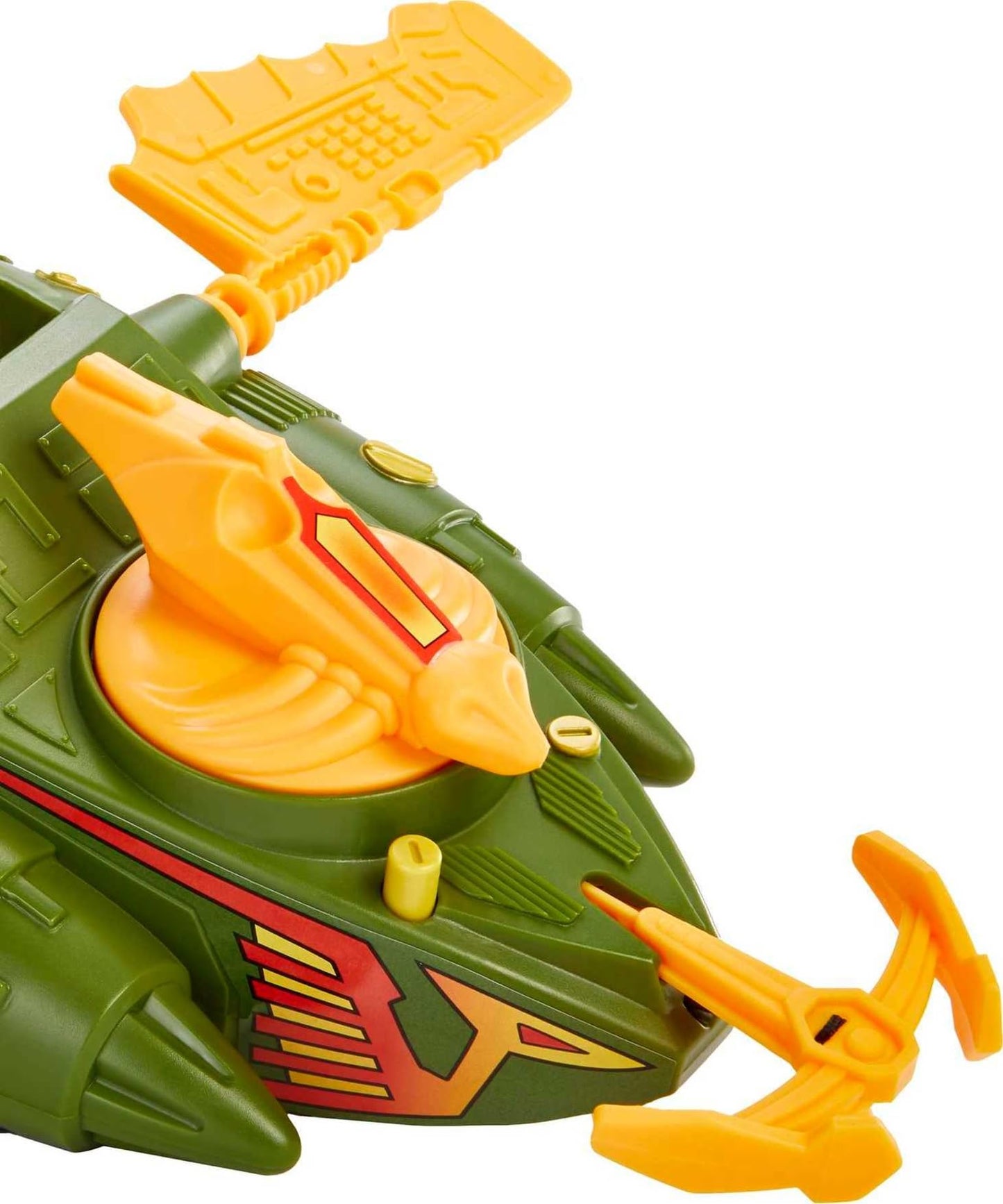 Masters of the Universe Origins Wind Raider Vehicle – Tow Hook, Retractable Cable & Hover Stand