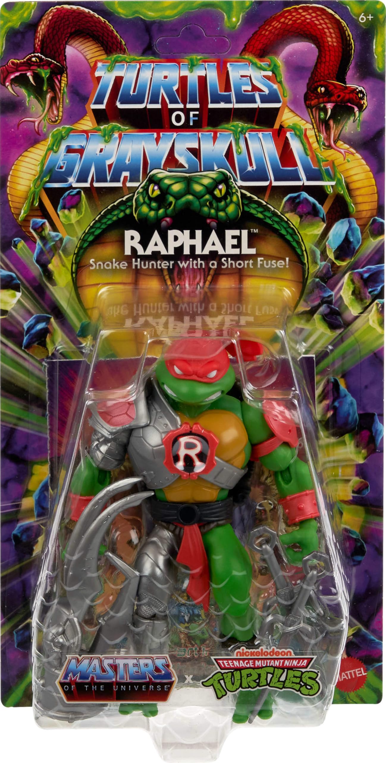 Masters of the Universe Origins: Turtles of Grayskull Raphael – Reptile Wars Crossover Action Figure