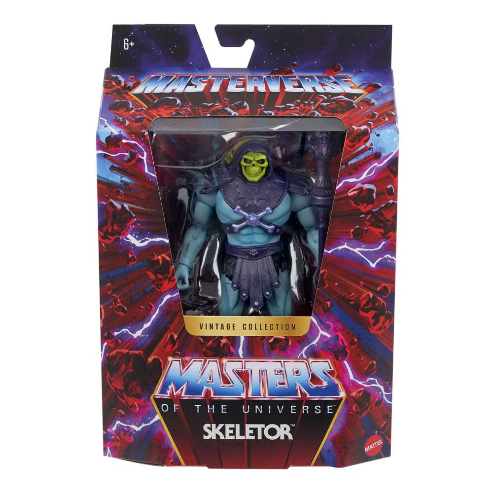 Masters of the Universe Masterverse Skeletor 18 cm Action Figure – Turquoise Body, Purple Armor, Sword & Staff
