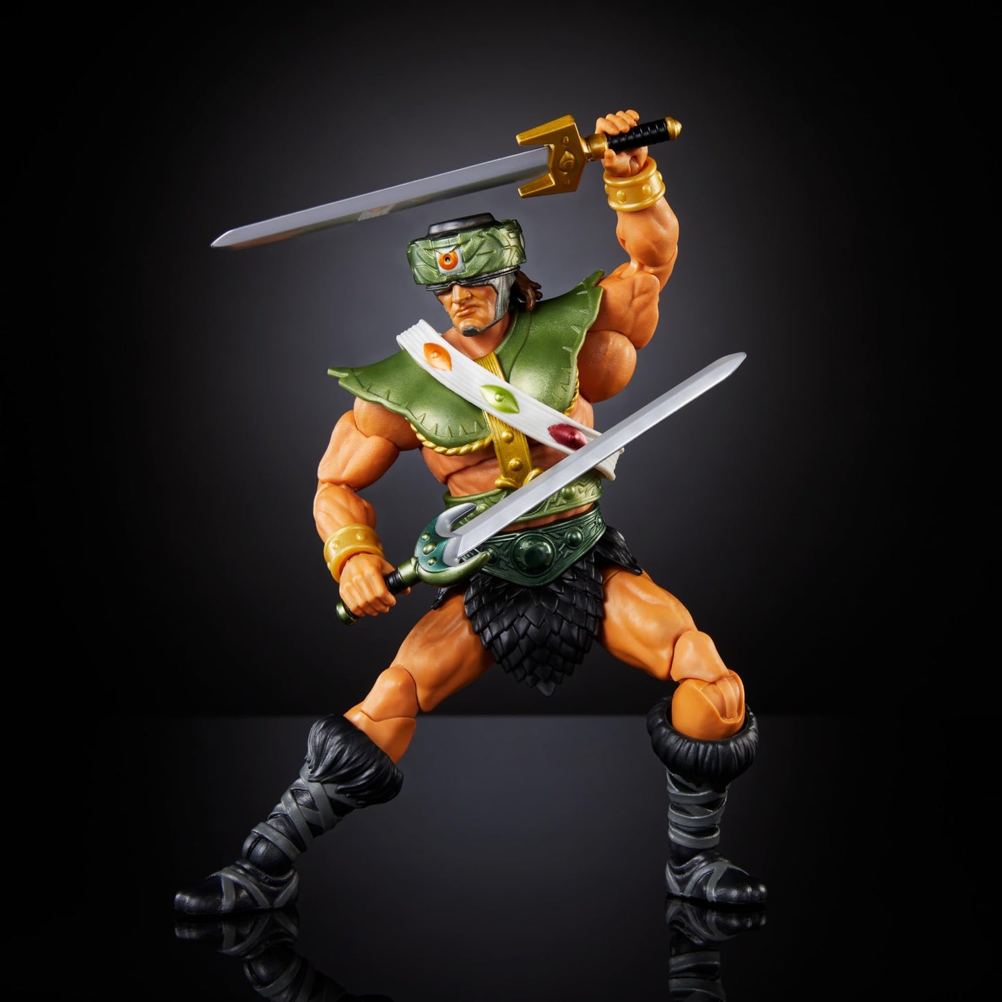 Masters of the Universe Masterverse Tri-Klops Deluxe Action Figure – 7-Inch, 30 Articulations, Interchangeable Visors