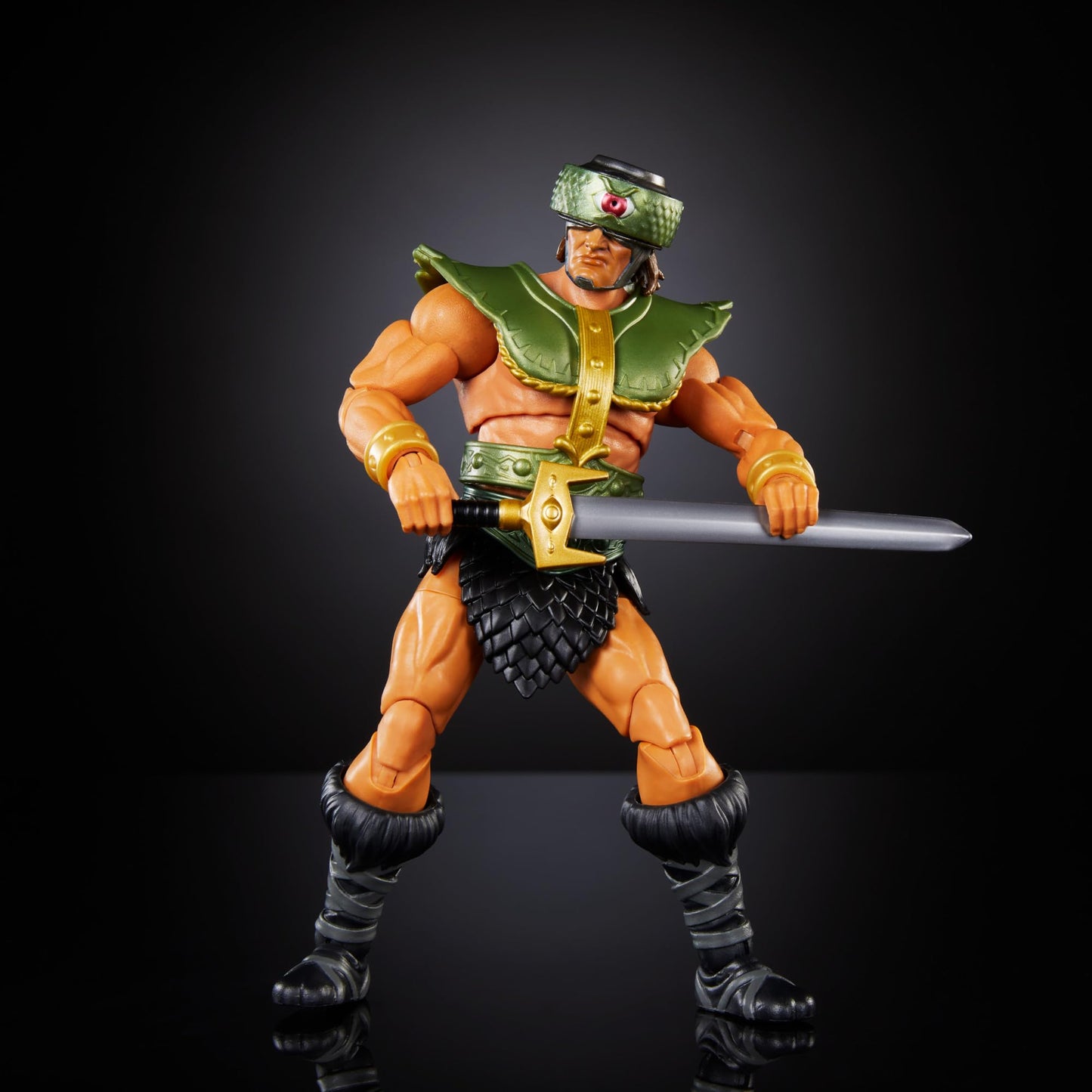Masters of the Universe Masterverse Tri-Klops Deluxe Action Figure – 7-Inch, 30 Articulations, Interchangeable Visors