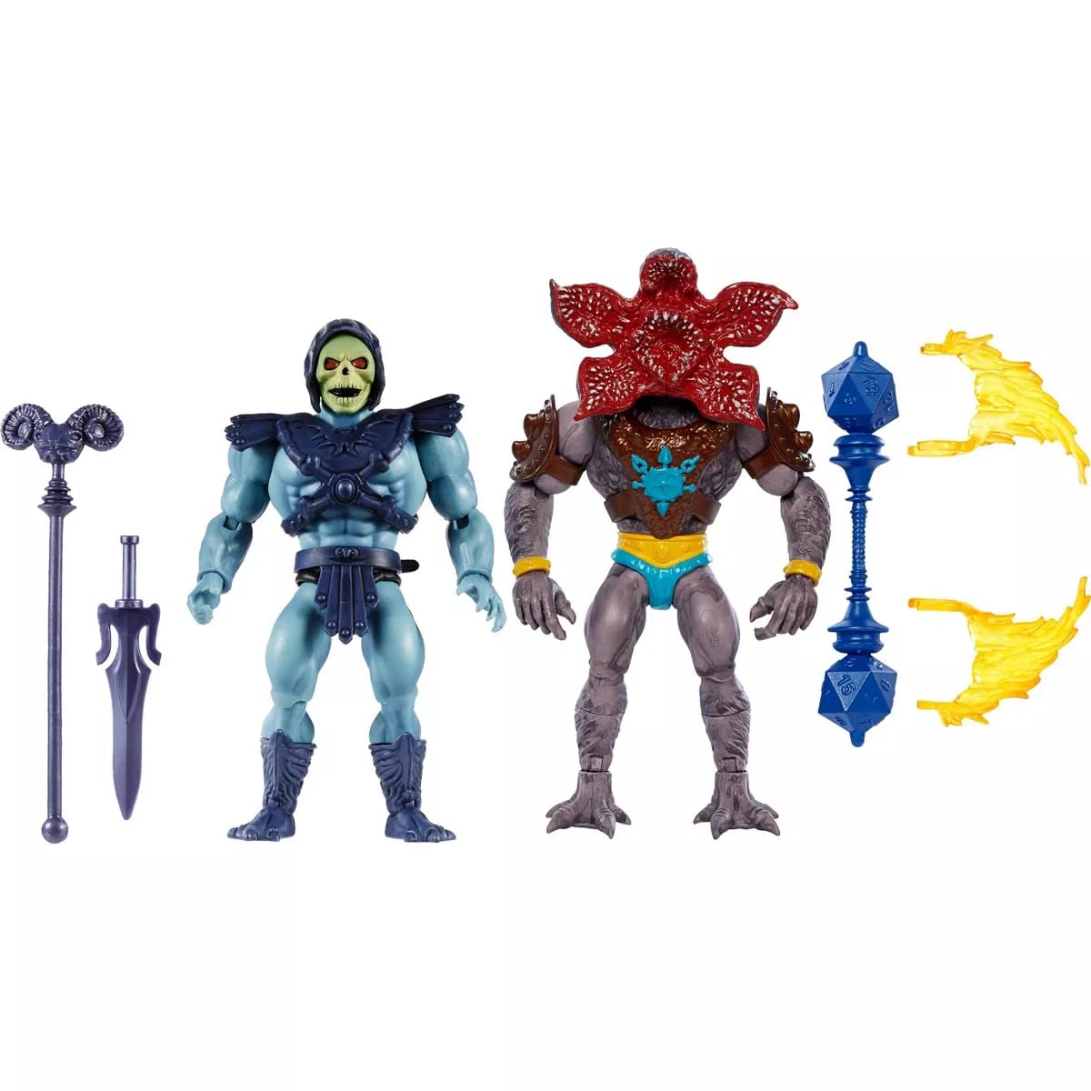 Masters of the Universe X Stranger Things Skeletor and Demogorgon 2-Pack Action Figures