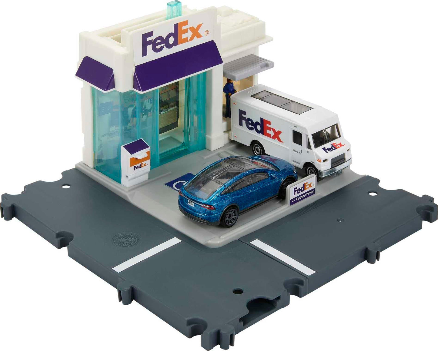 Matchbox Action Drivers FedEx Package Center - MBX FedEx Play Set