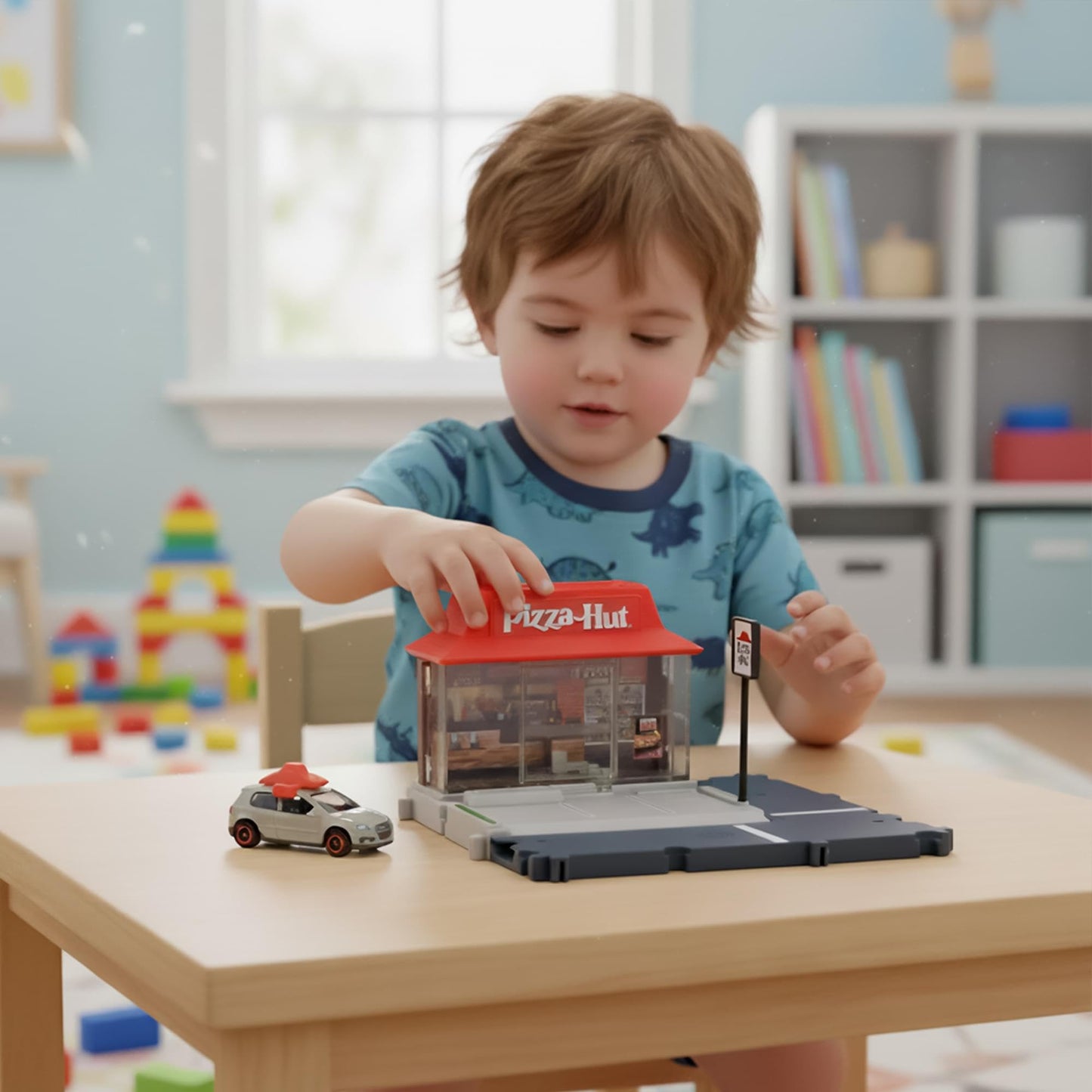 Matchbox Action Drivers Pizza Hut 3+ Playset - Realistic Kid-Driven Adventures