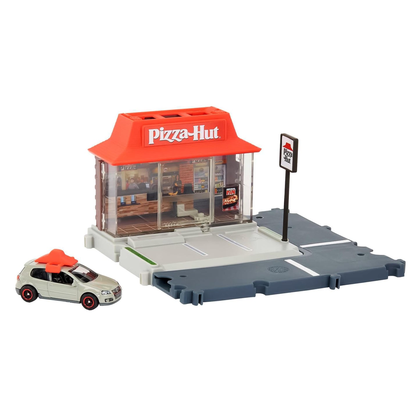 Matchbox Action Drivers Pizza Hut 3+ Playset - Realistic Kid-Driven Adventures