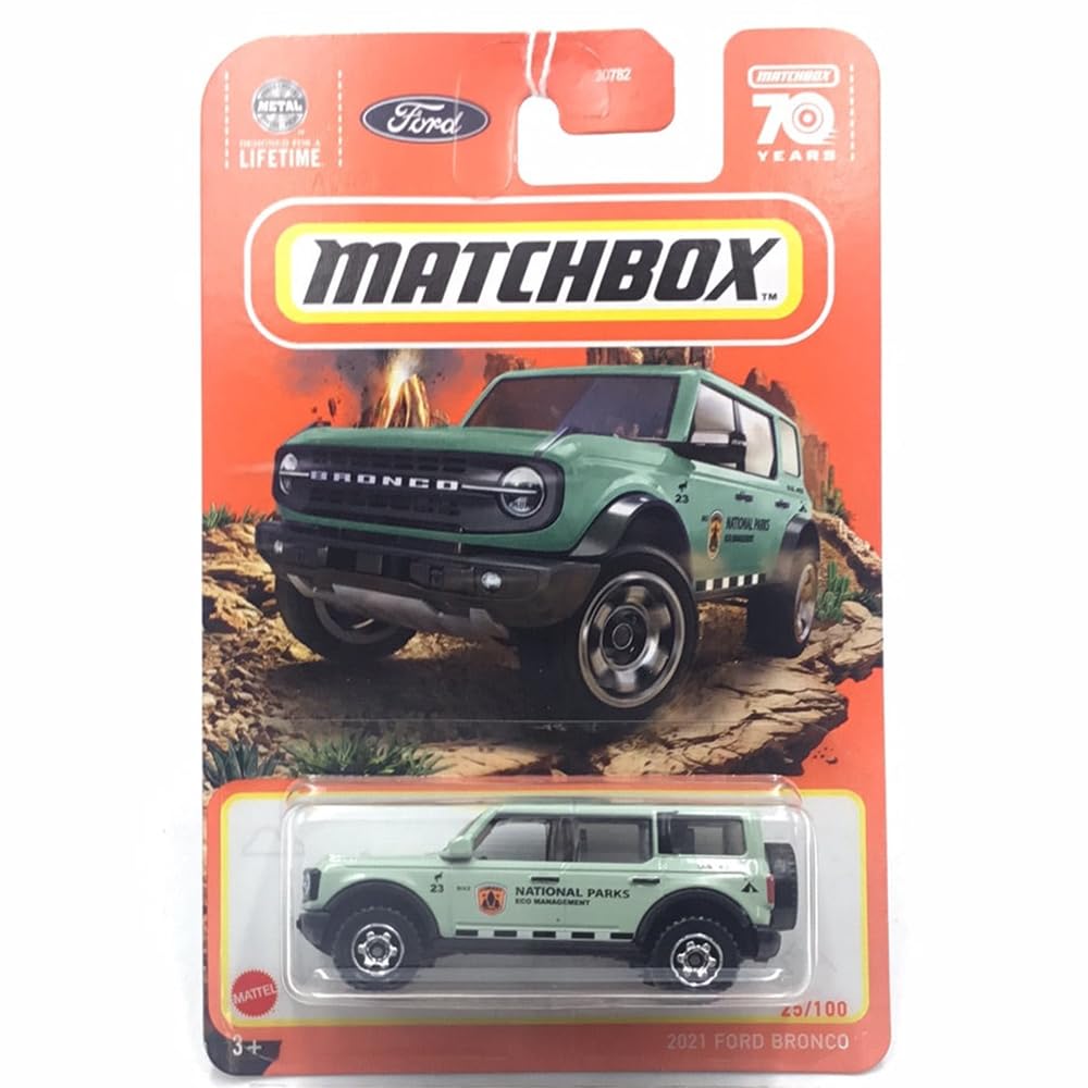 Matchbox 2021 Ford Bronco 25/100 Mint Green | 1:64 Die-Cast Collectible Truck