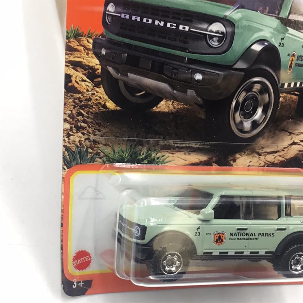 Matchbox 2021 Ford Bronco 25/100 Mint Green | 1:64 Die-Cast Collectible Truck