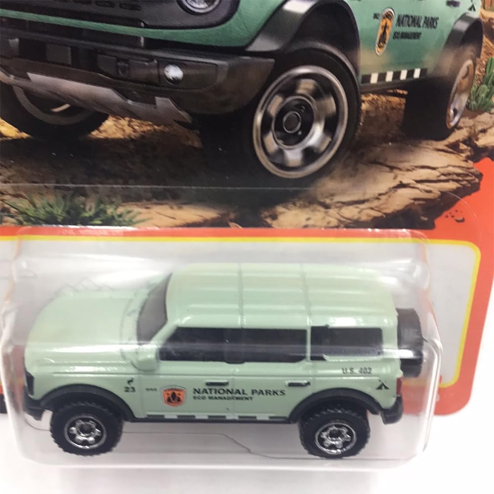 Matchbox 2021 Ford Bronco 25/100 Mint Green | 1:64 Die-Cast Collectible Truck