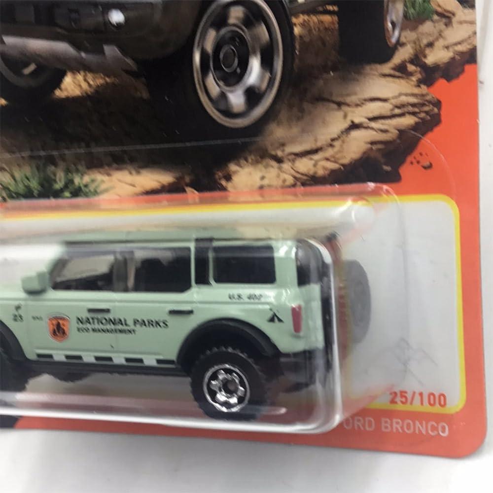 Matchbox 2021 Ford Bronco 25/100 Mint Green | 1:64 Die-Cast Collectible Truck