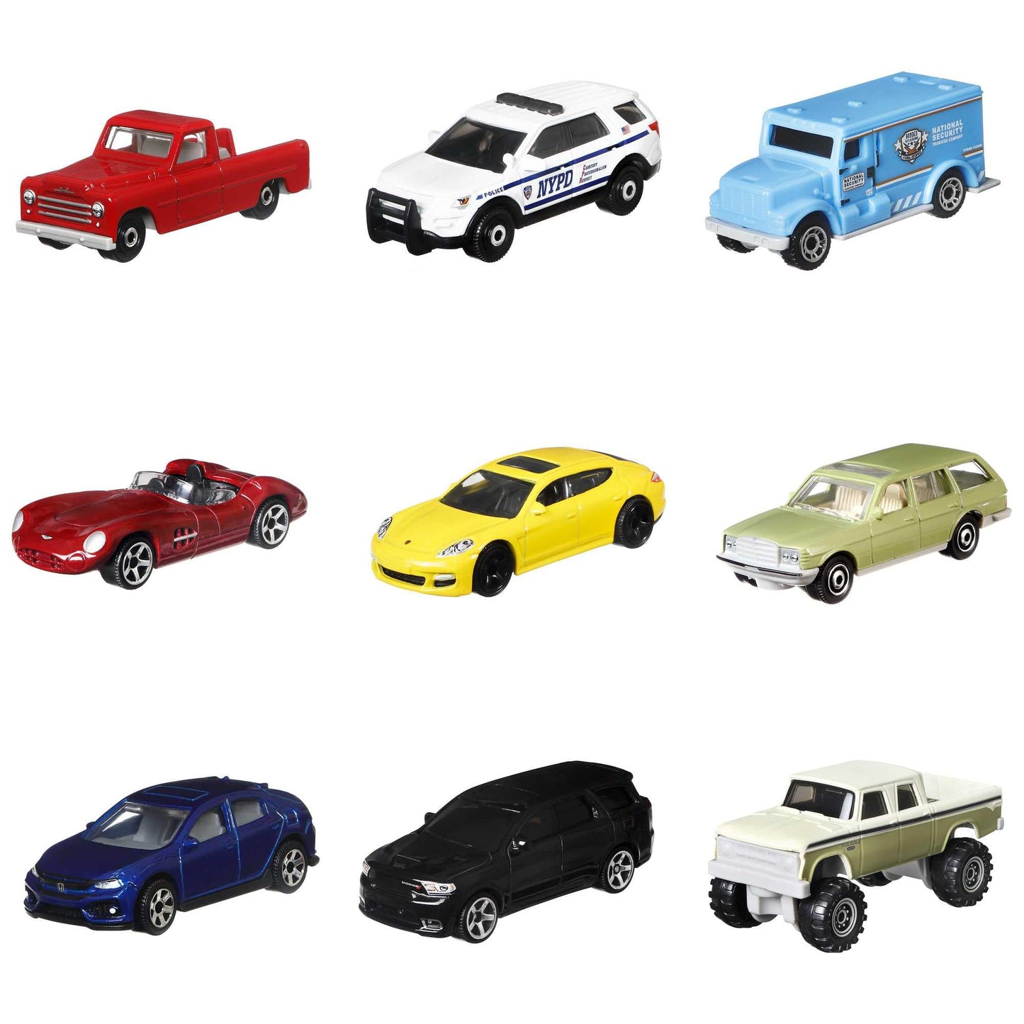 Matchbox 9-Pack Die-Cast 1:64 Cars | Exclusive Vehicle in Every Pack