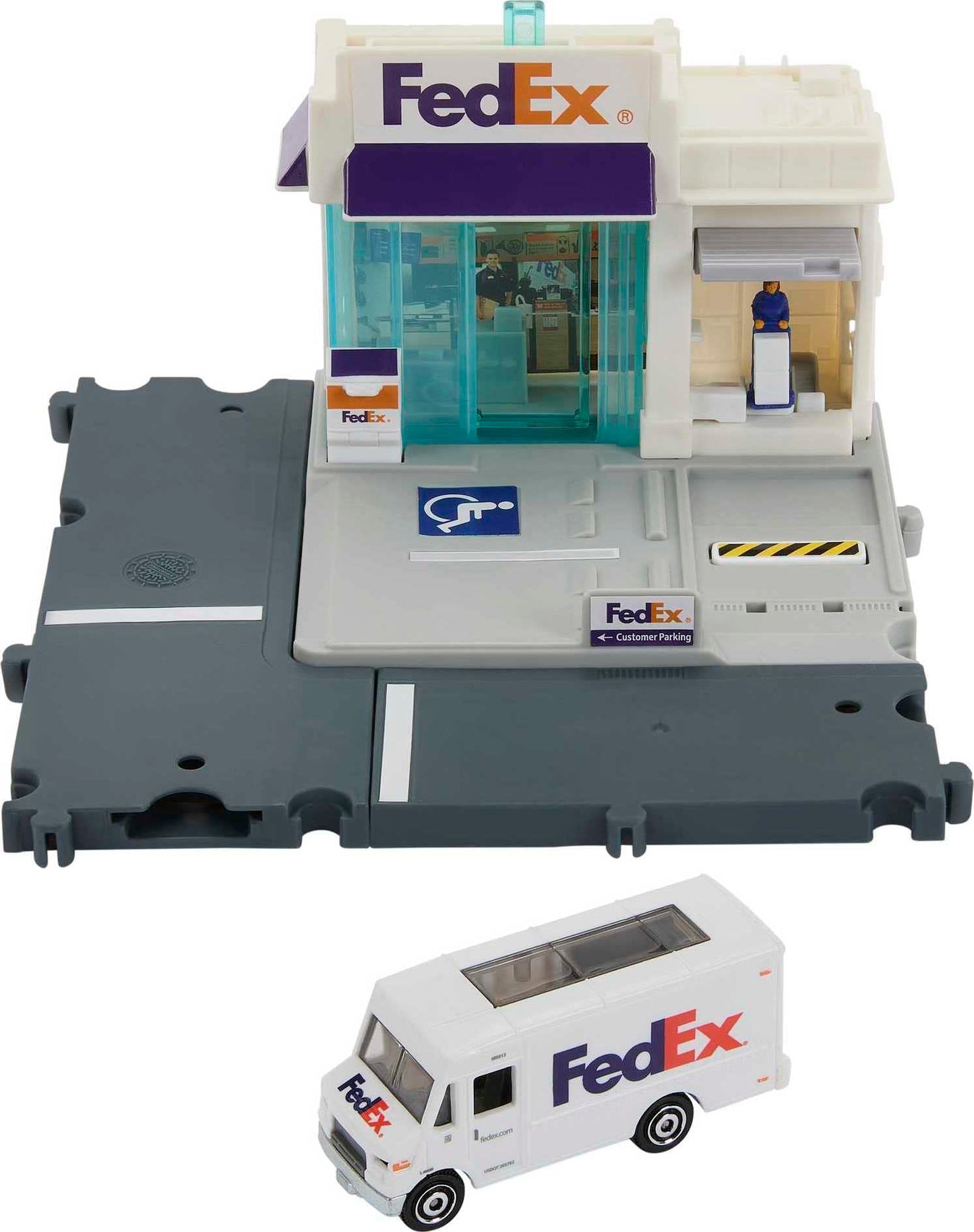 Matchbox Action Drivers FedEx Package Center - MBX FedEx Play Set
