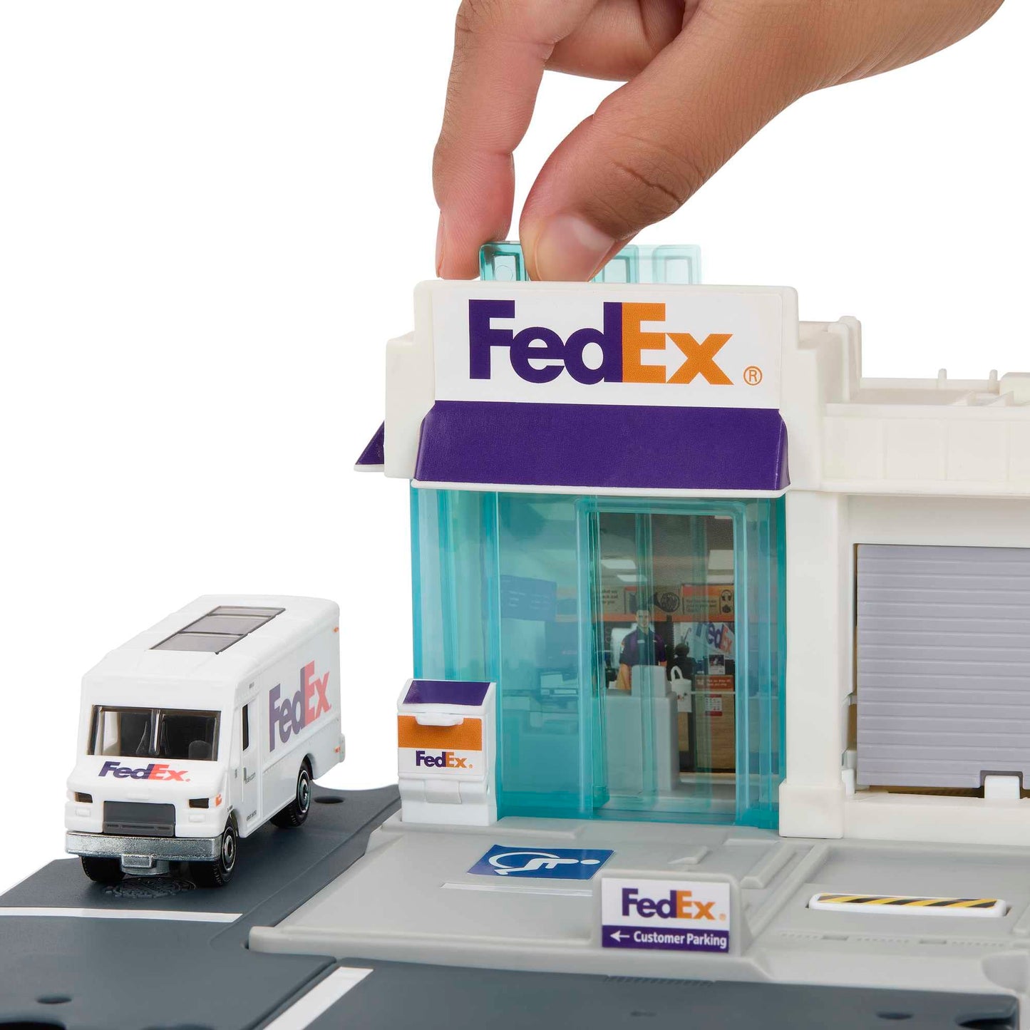 Matchbox Action Drivers FedEx Package Center - MBX FedEx Play Set