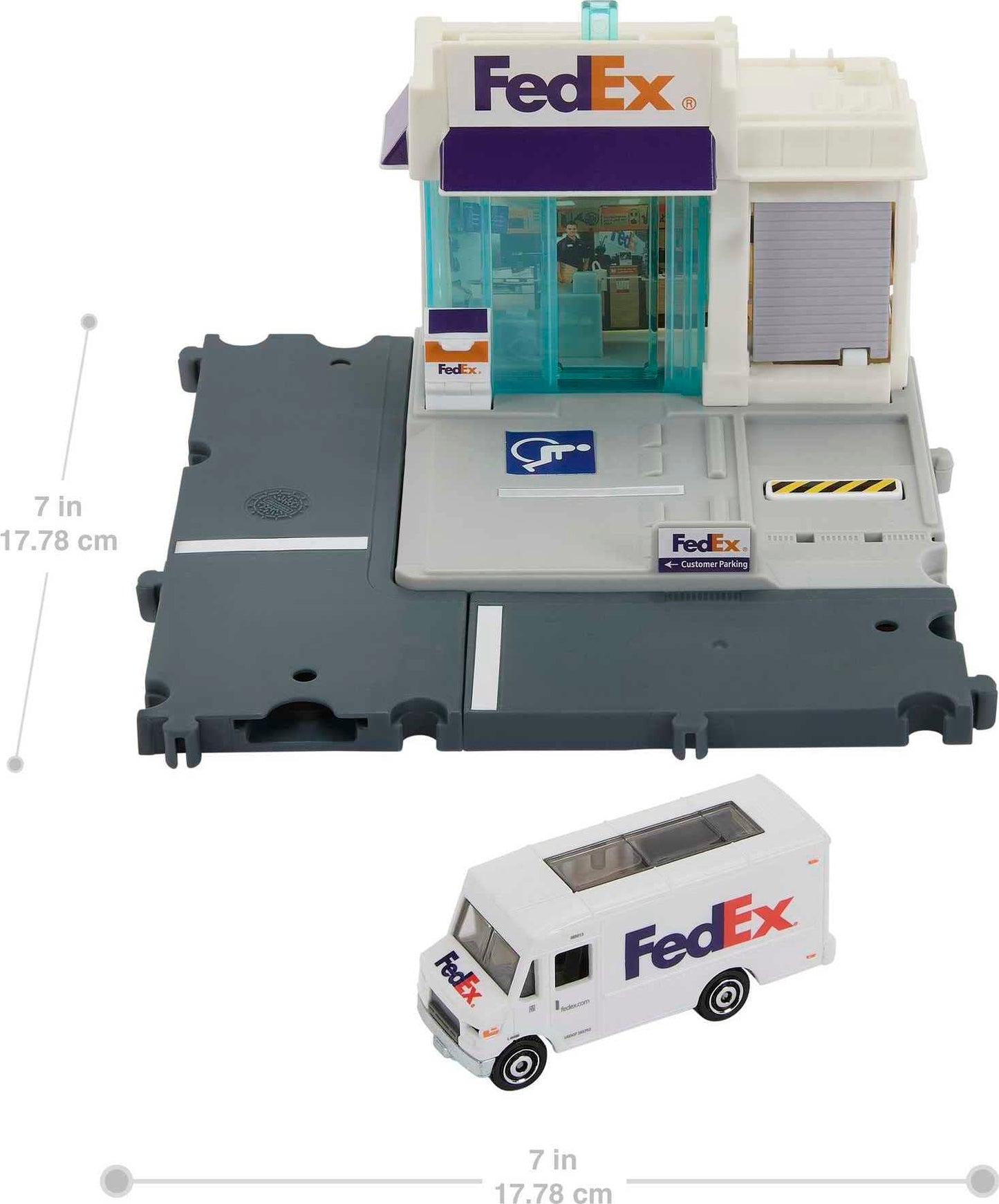 Matchbox Action Drivers FedEx Package Center - MBX FedEx Play Set