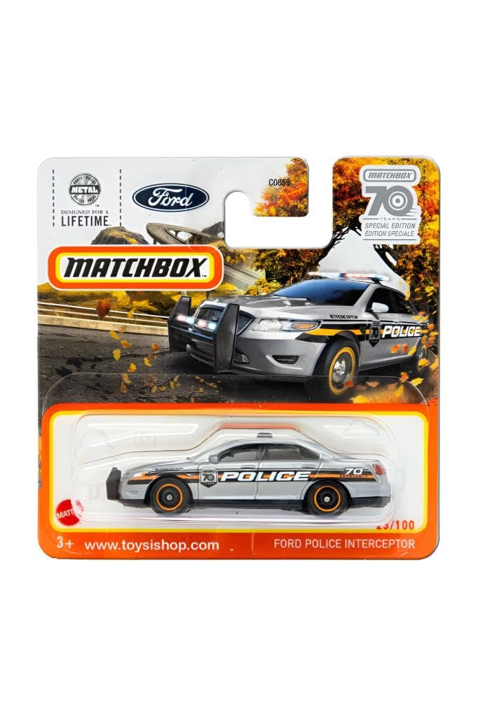 Matchbox Ford Police Interceptor – 70 Years Special Edition 23/100 | Diecast Car Toy