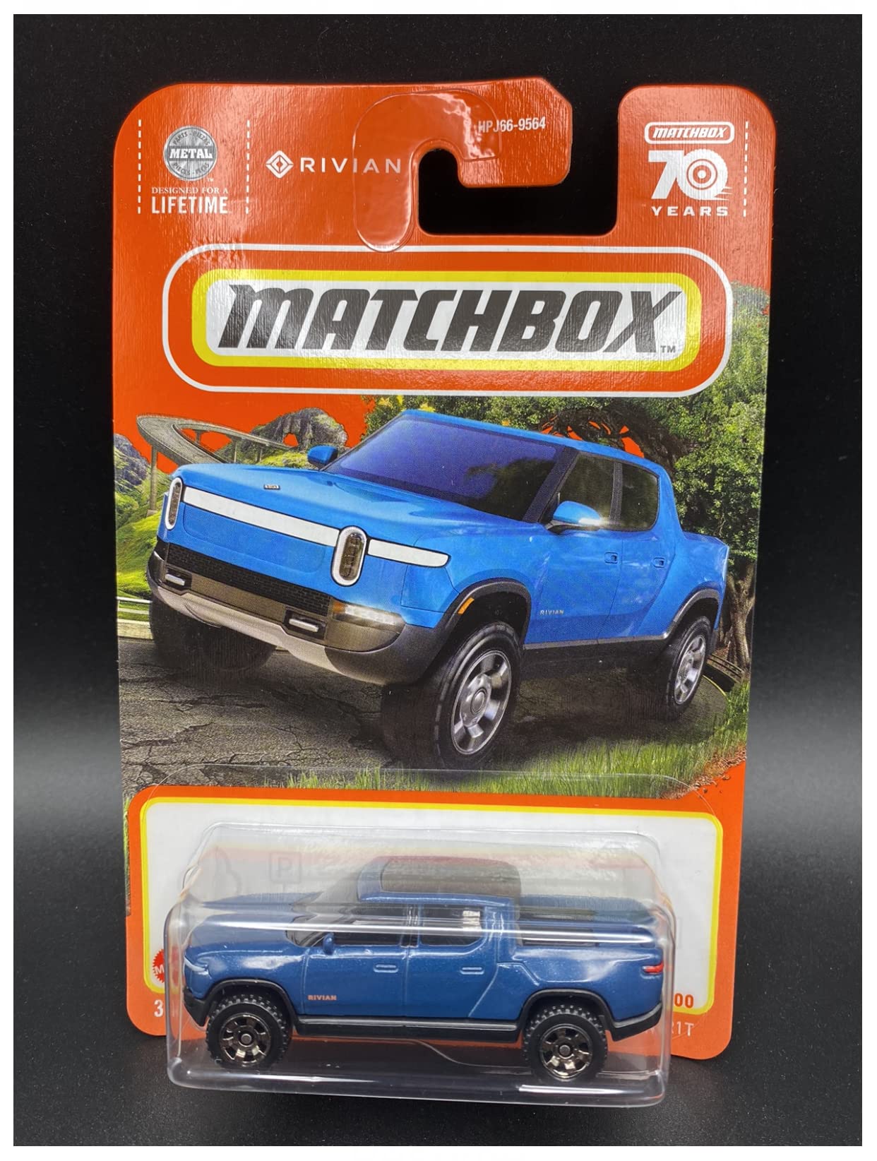 Matchbox Rivian R1T 2022 Collector Die-Cast Truck – Blue (38/100)