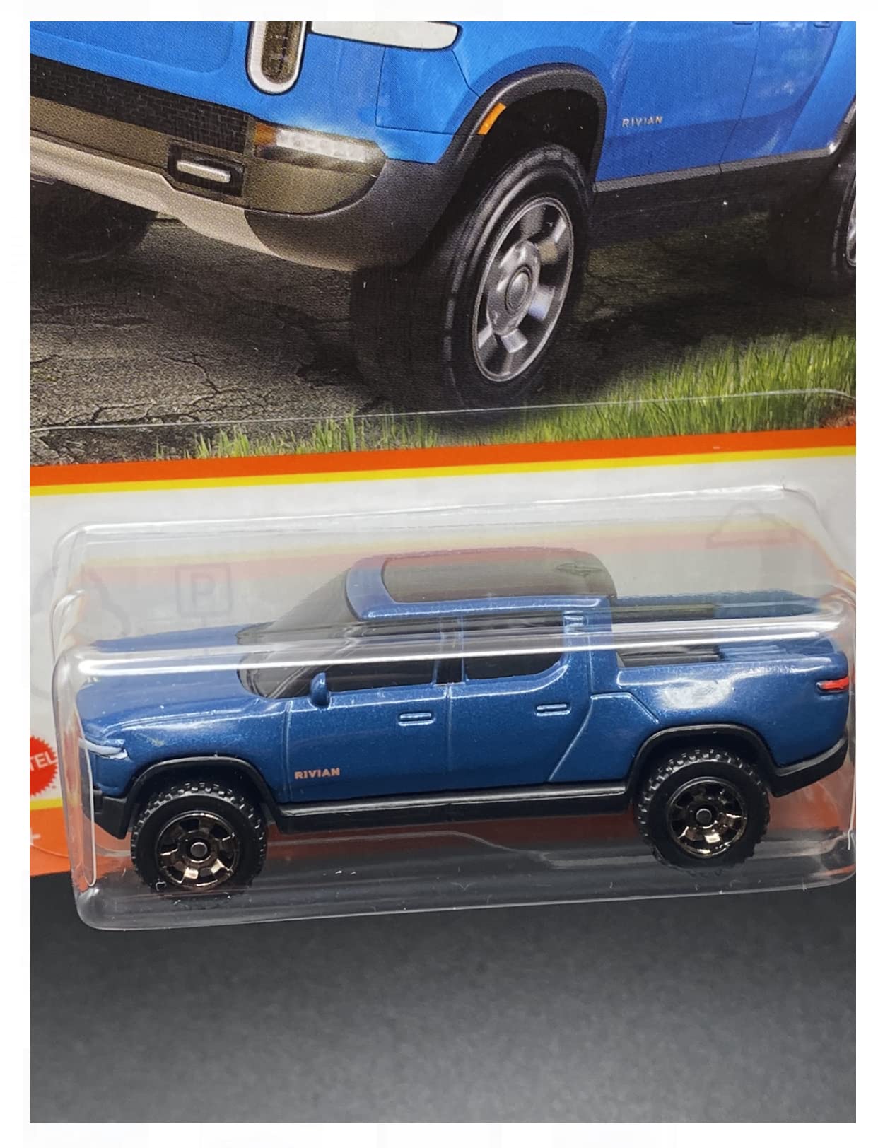 Matchbox Rivian R1T 2022 Collector Die-Cast Truck – Blue (38/100)