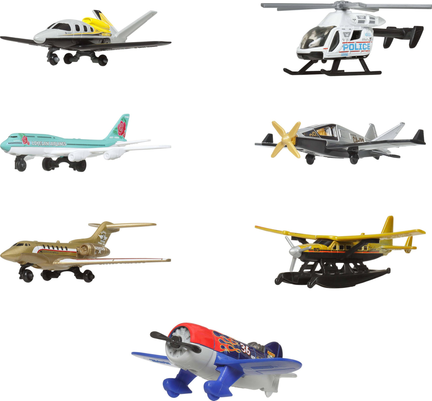 Matchbox Sky Busters: Realistic Airplanes, Helicopters & Space Shuttle – JDJ05