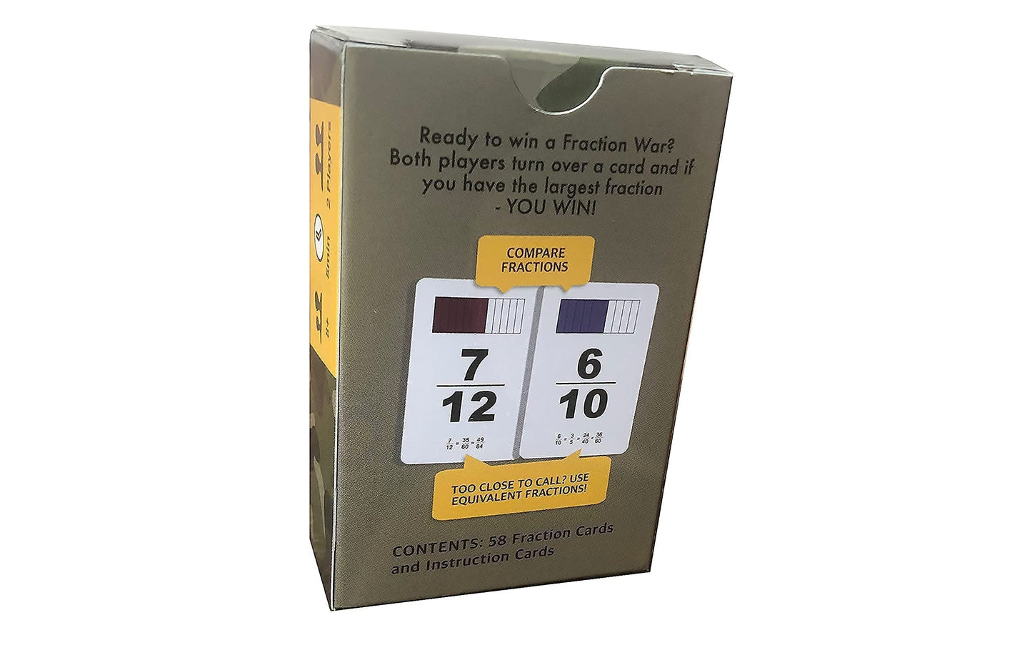 Math Magic Fraction War: Fun Card Game to Learn, Compare & Simplify Fractions for 2nd to 5th Grade | Standard Edition