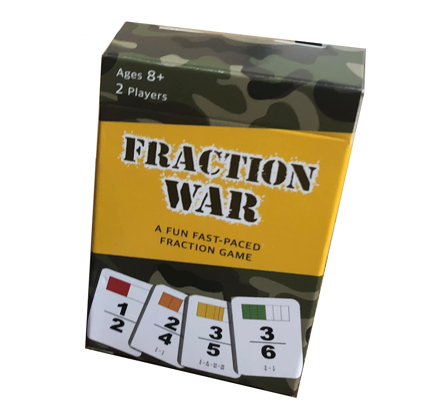 Math Magic Fraction War: Fun Card Game to Learn, Compare & Simplify Fractions for 2nd to 5th Grade | Standard Edition