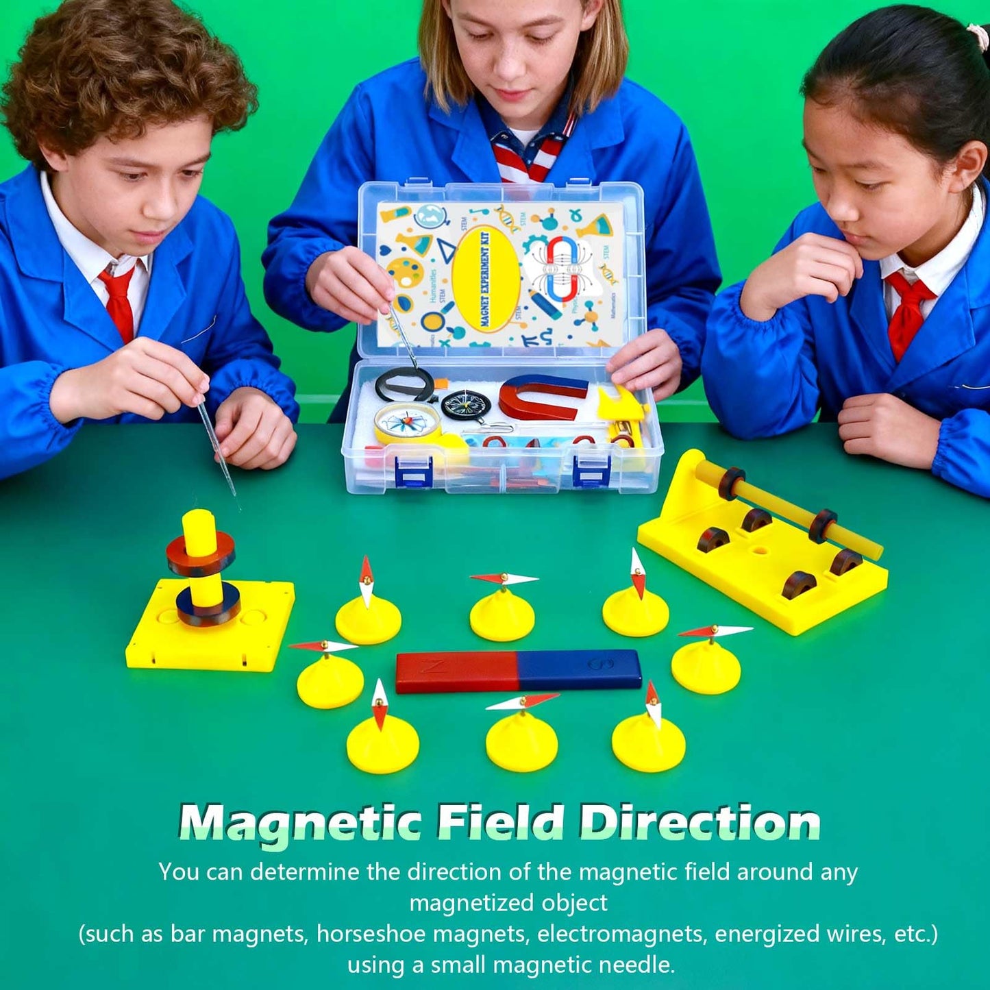 Matifaner STEM Magnet Experiment Kit – Hands-On Electromagnetism for Students