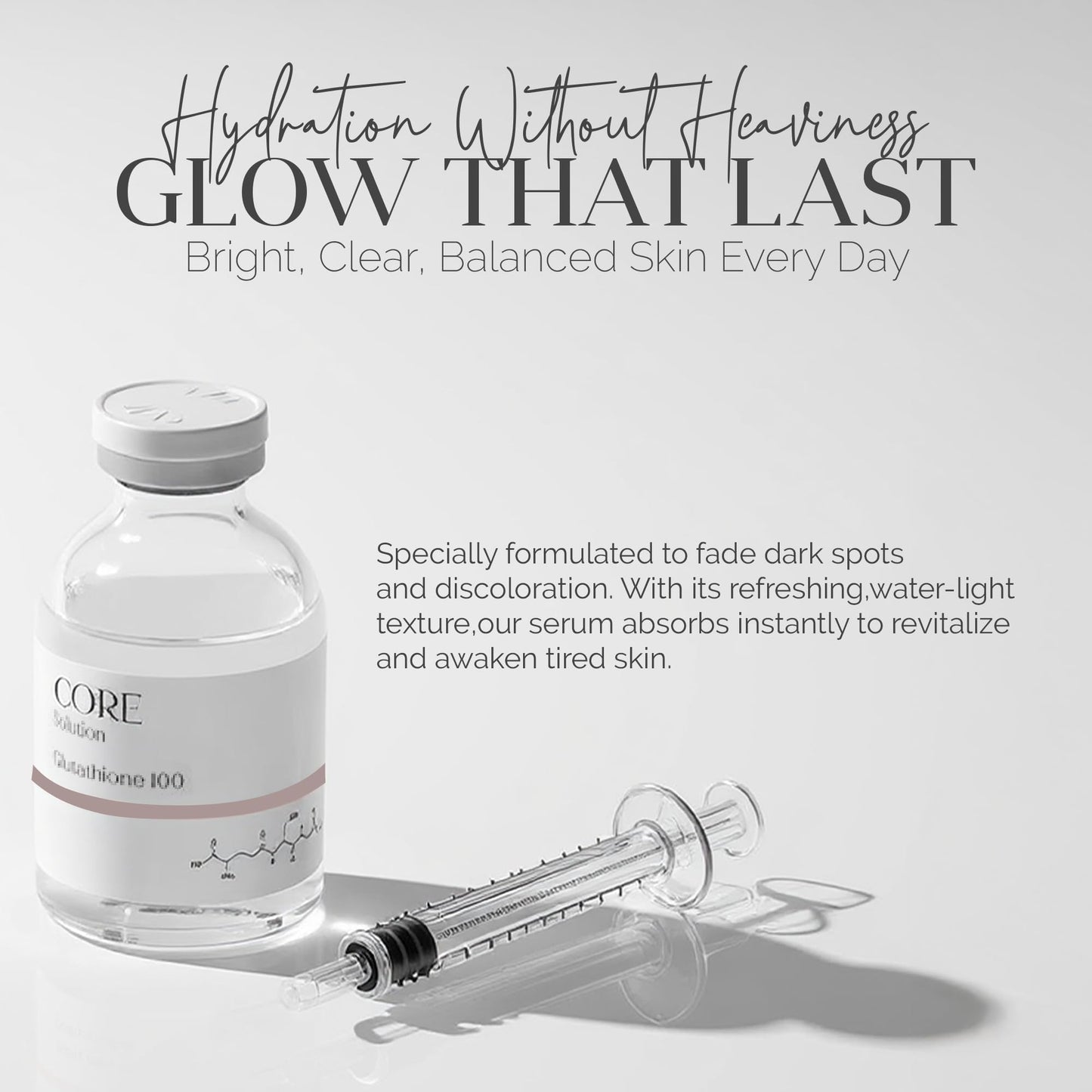 FEEL MATRIGEN Glutathione 100 Ampoule – Fragrance-Free Brightening Serum